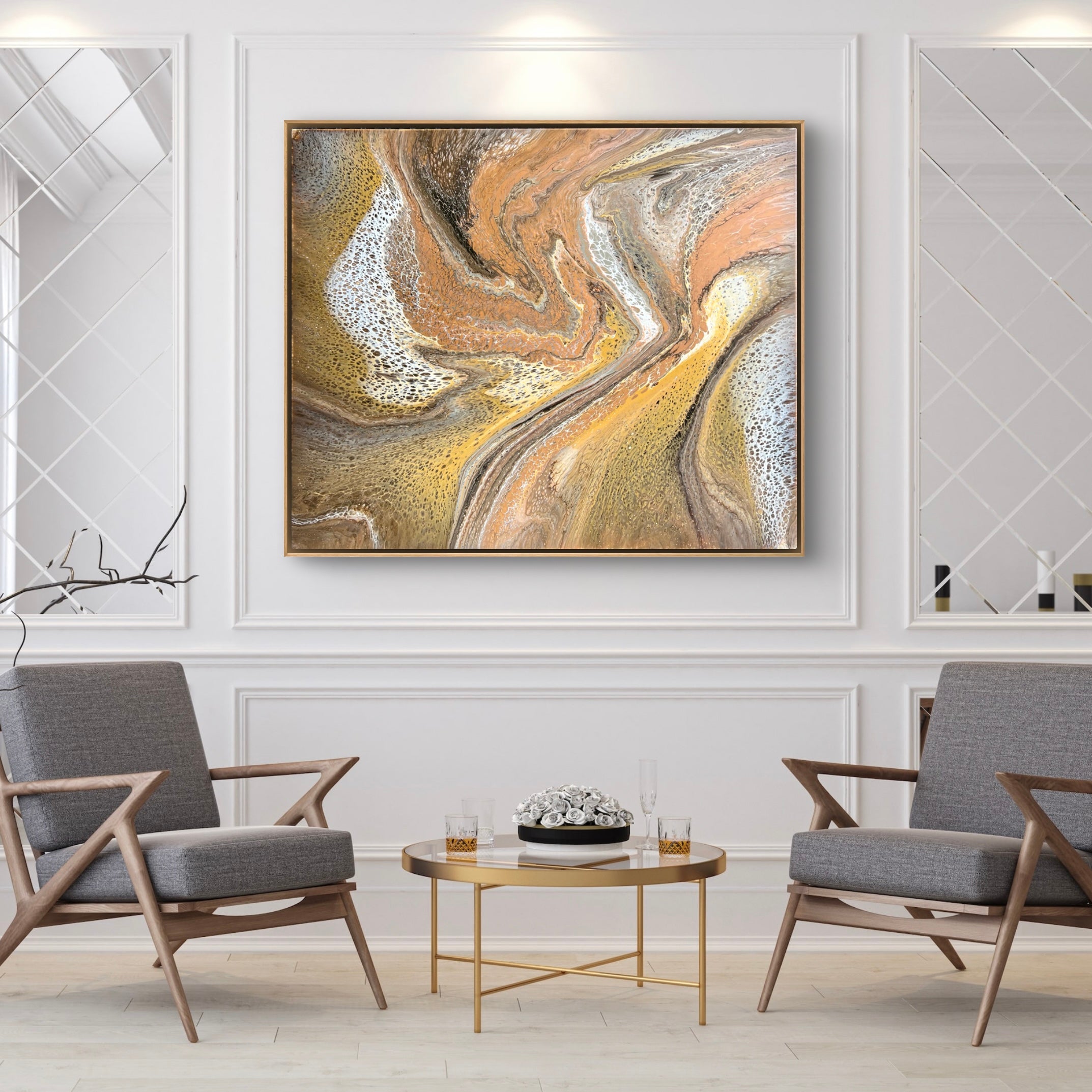 Rare Elements 120cm x 100cm Abstract Art Painting (SOLD)