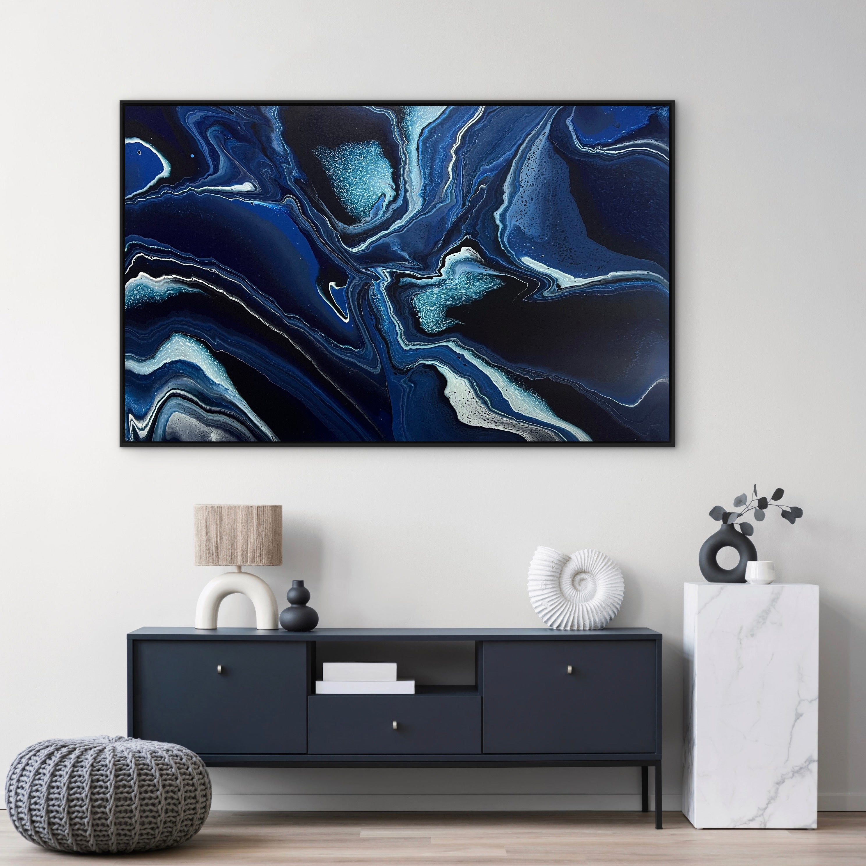 Dark Aura 160cm x 100cm Abstract Art Painting