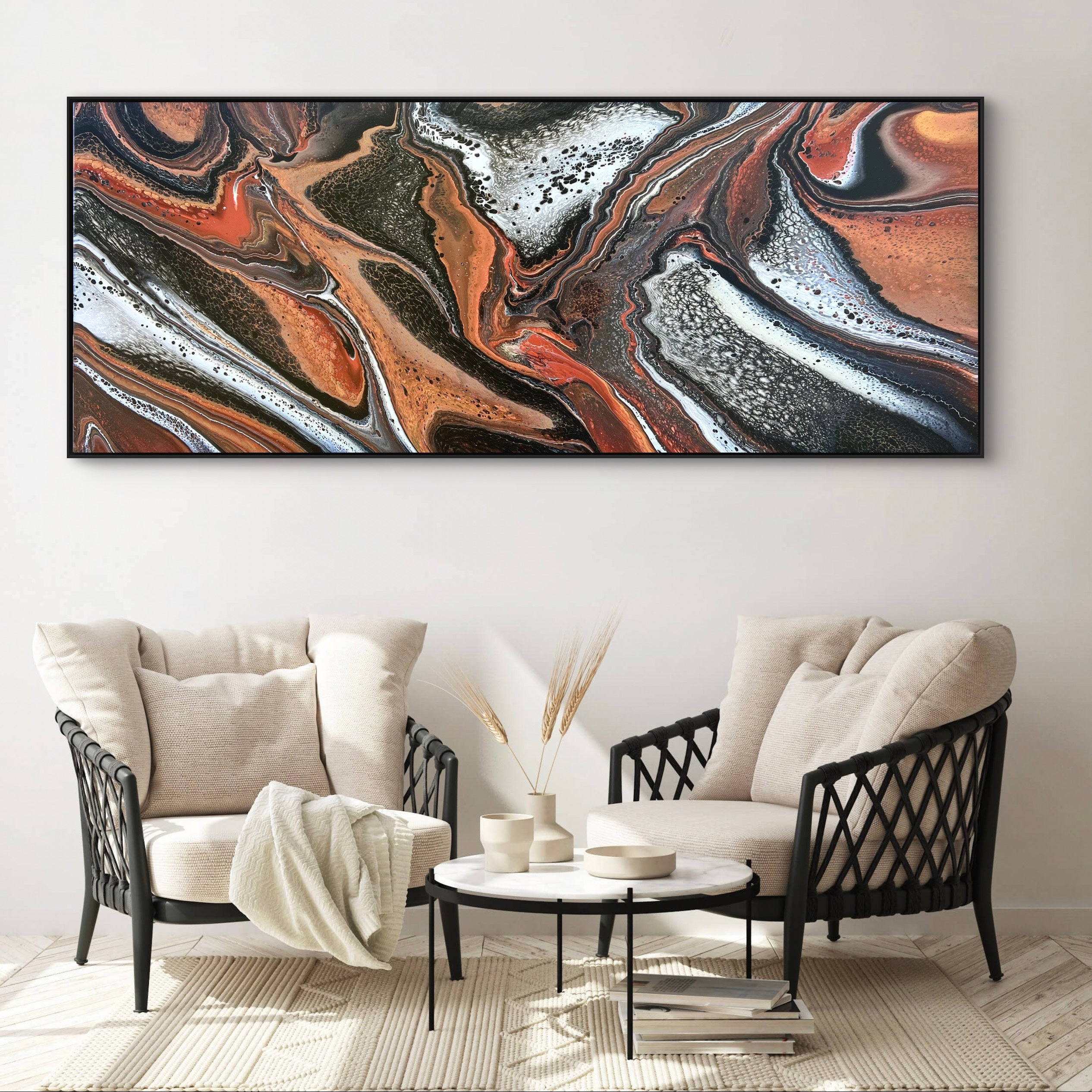 Divergence 200cm x 80cm Abstract Art Painting (SOLD)
