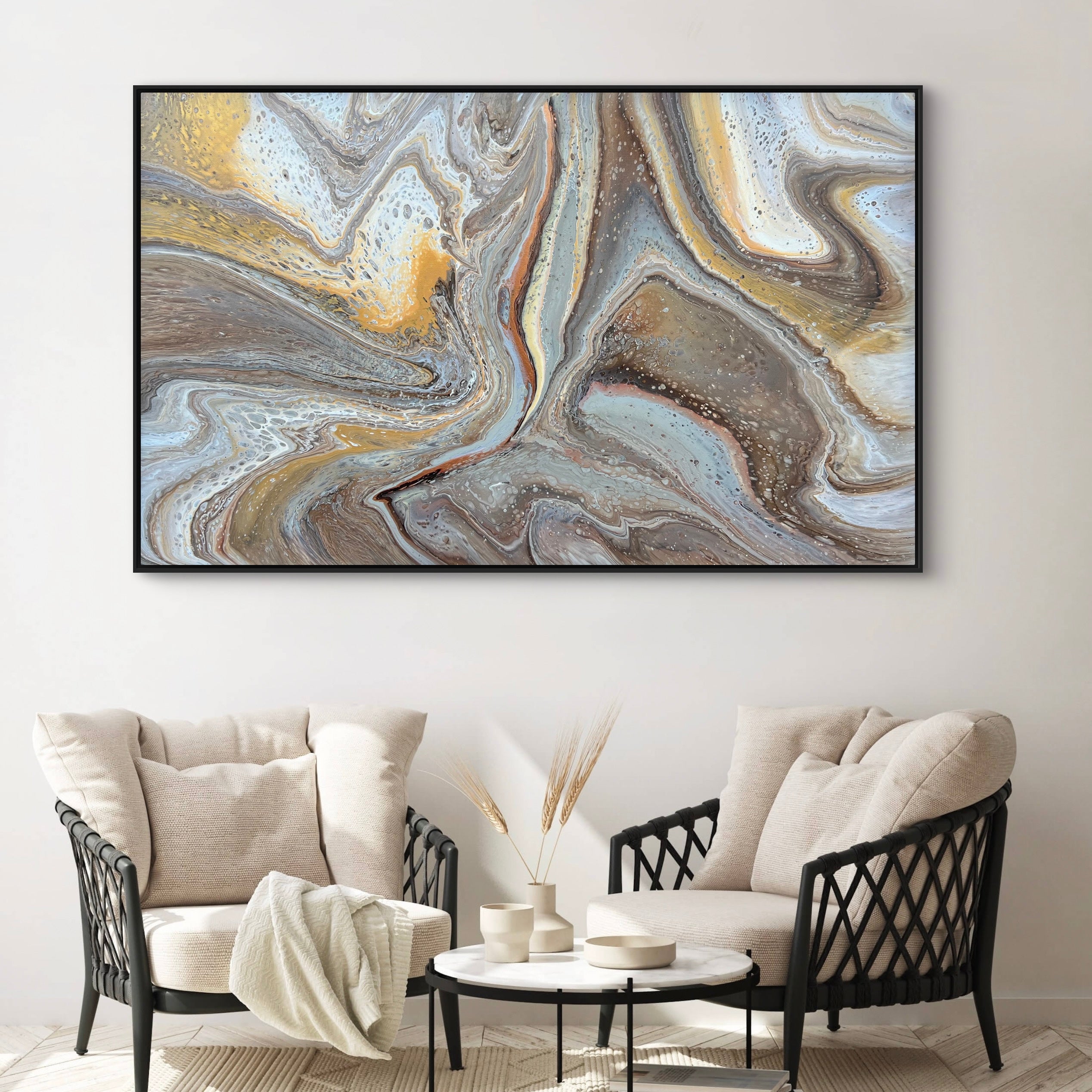 Natures Palette 160cm x 100cm Abstract Art Painting (SOLD)