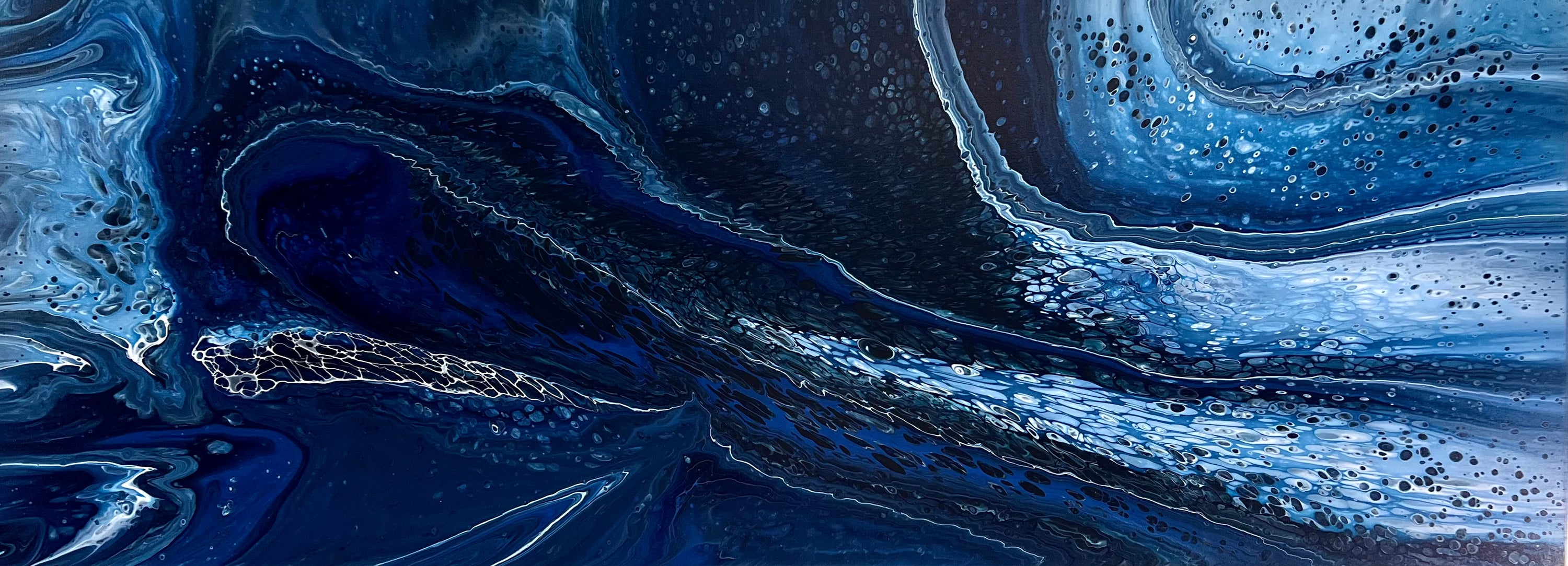 Midnight Dreams 160cm x 60cm Abstract Art Painting