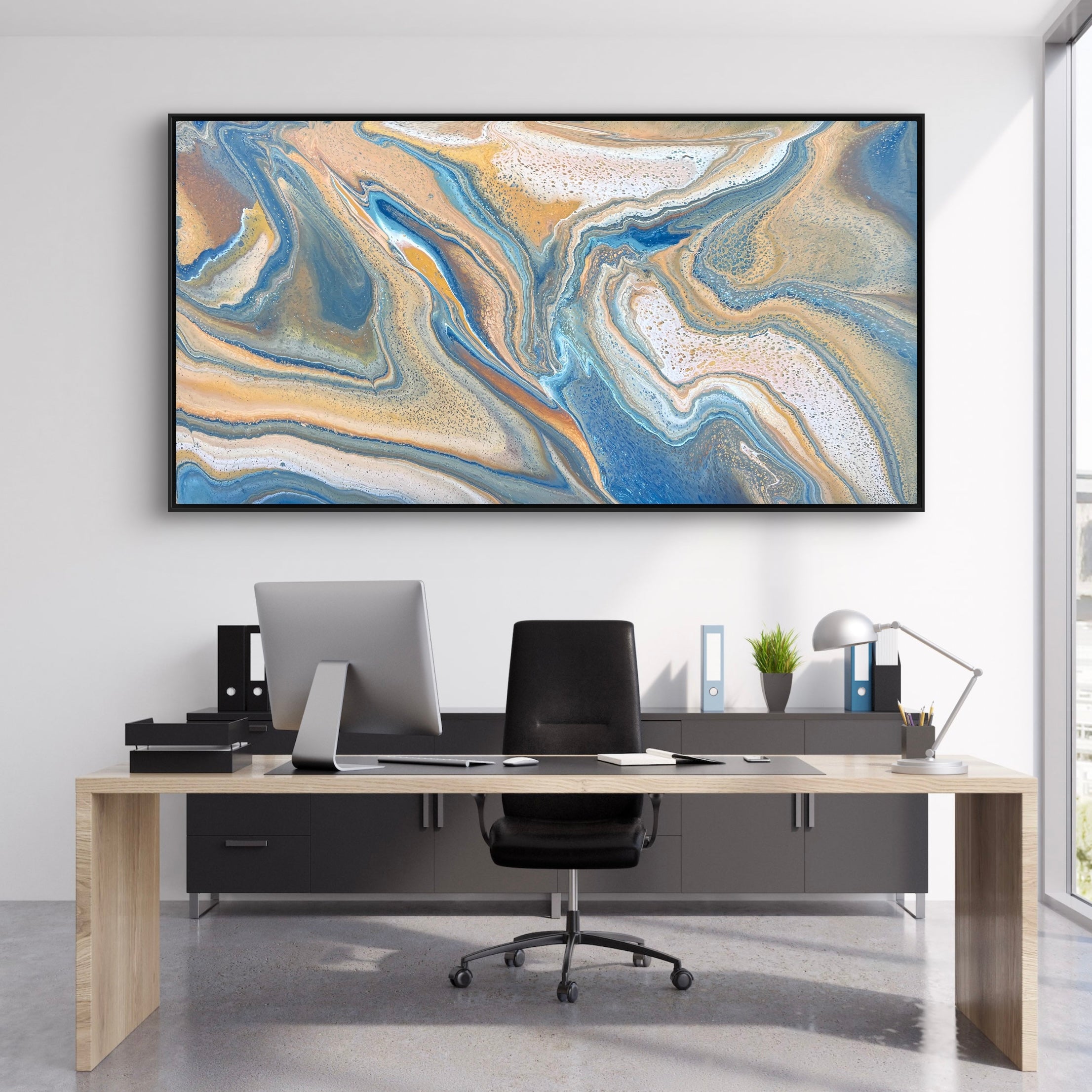 Coastal Daydream 190cm x 100cm Abstract Art Painting (SOLD)