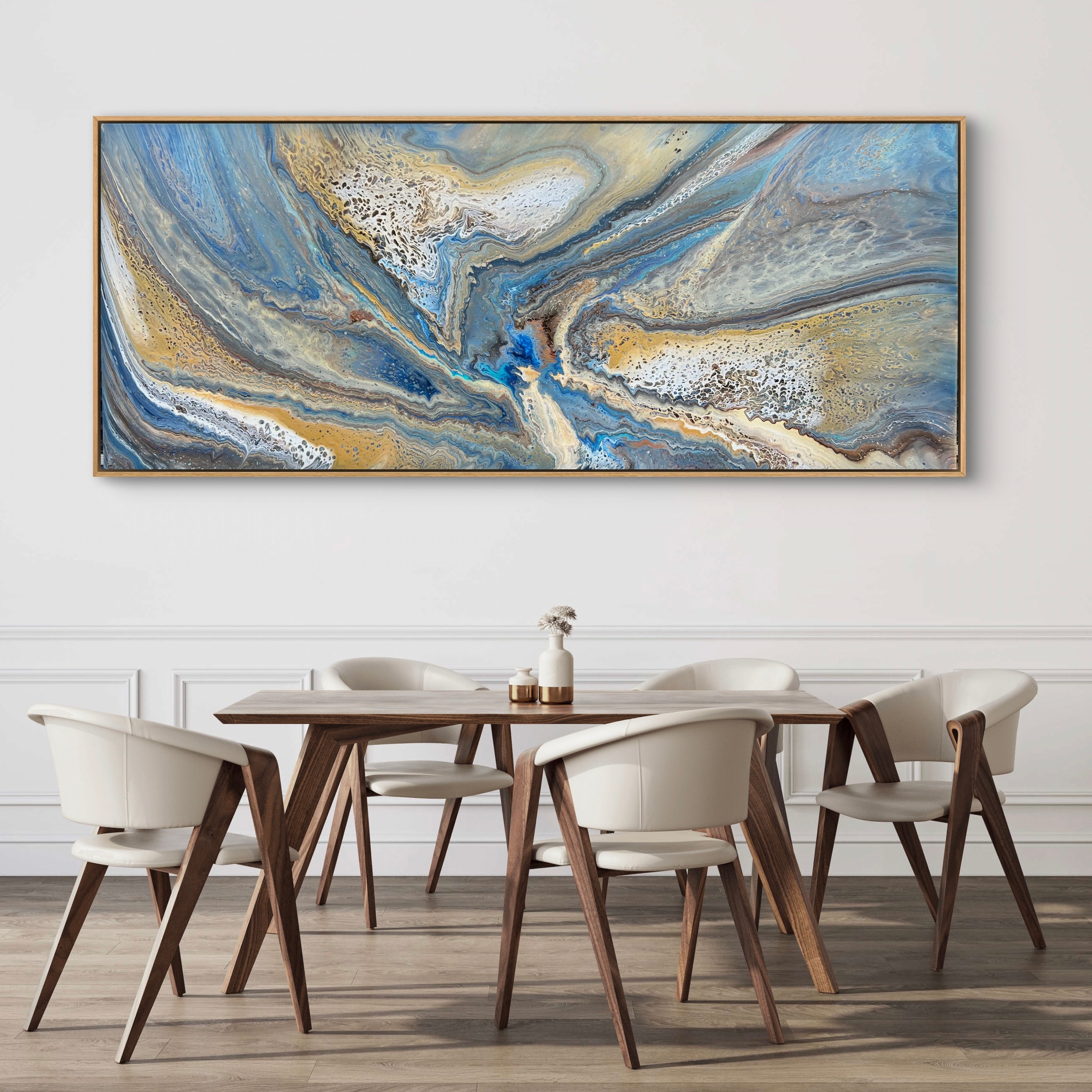Tidal Pools 240cm x 100cm Abstract Art Painting (SOLD)
