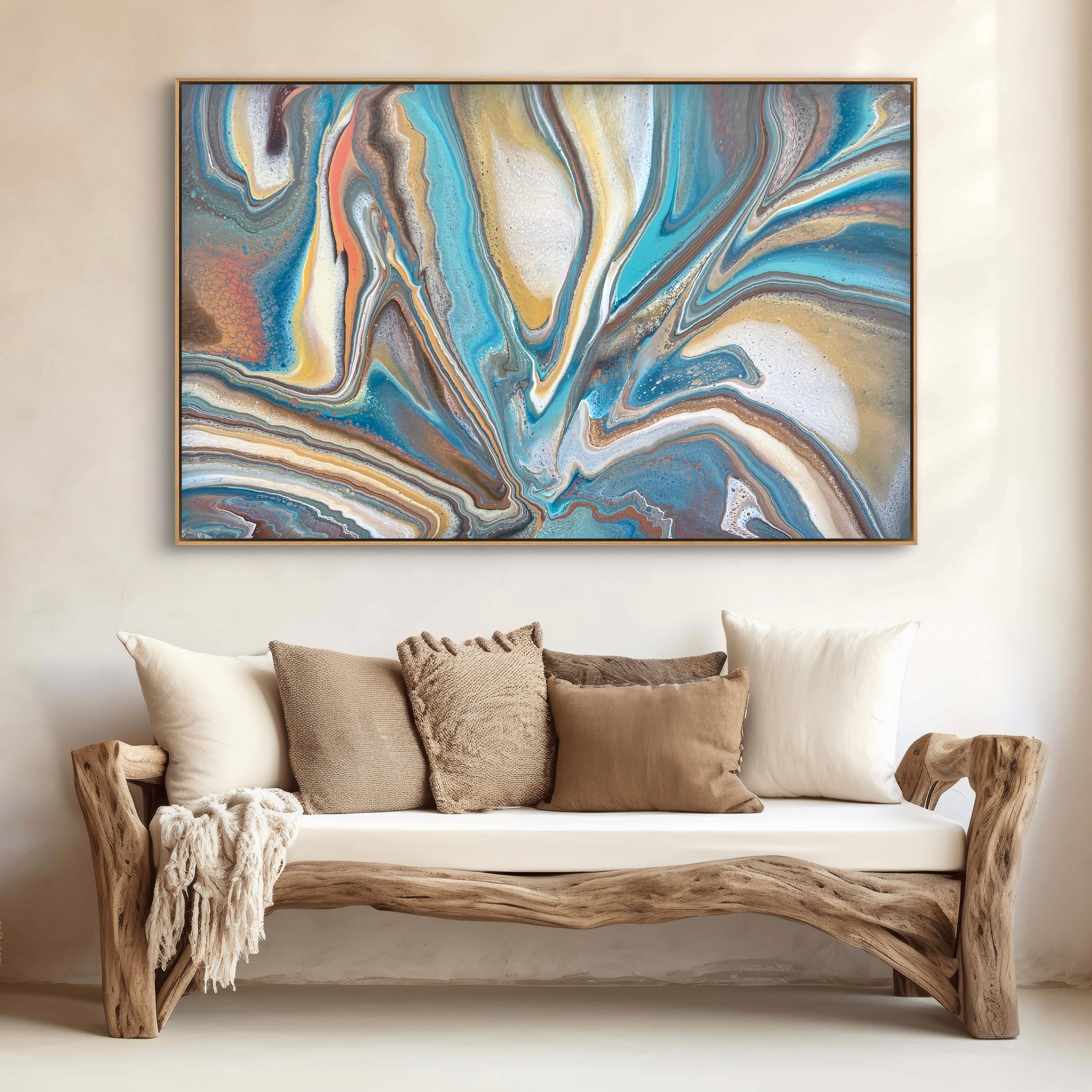 Coastal Motion 160cm x 100cm Abstract Art Painting (SOLD)