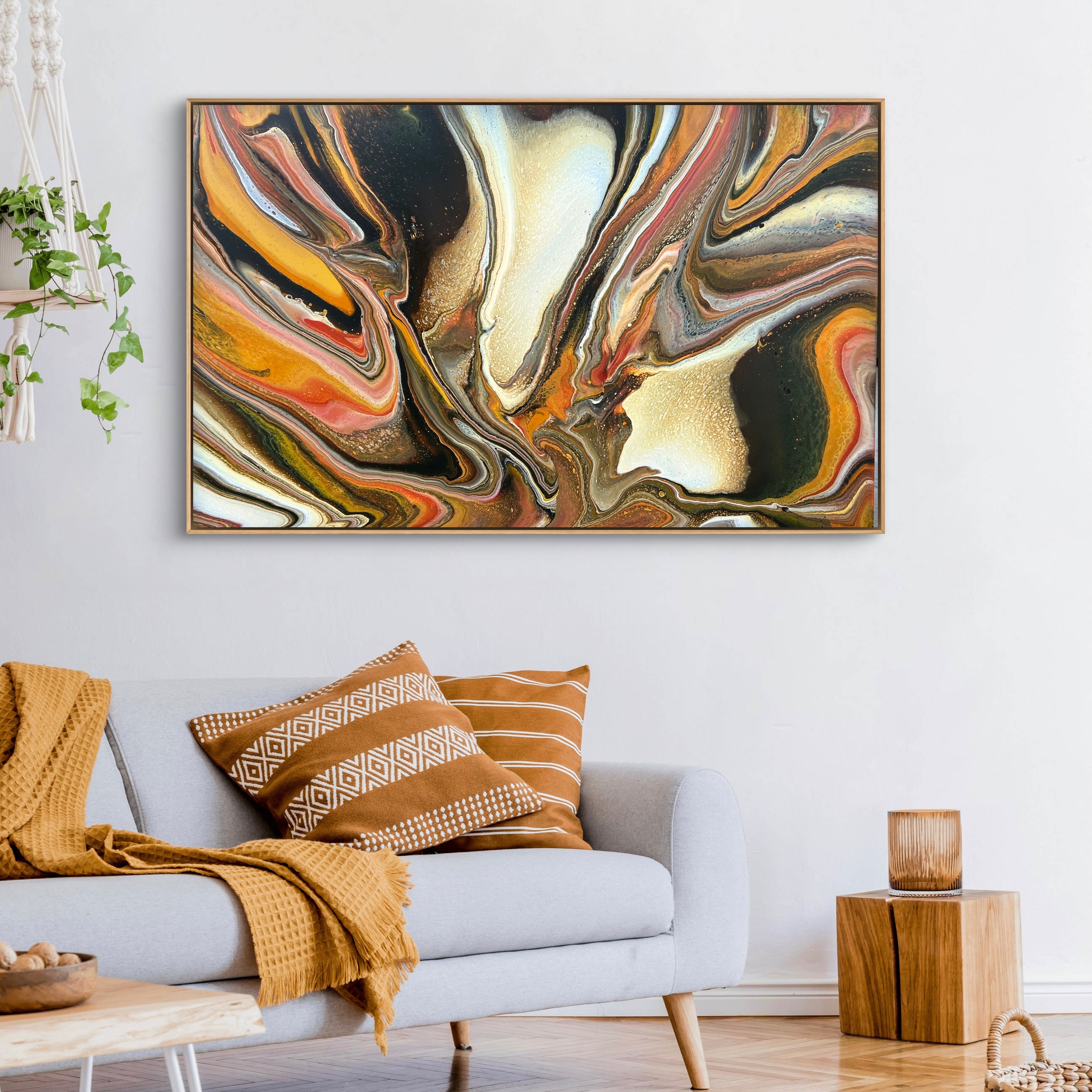 Outback Rune 160cm x 100cm Abstract Art Painting