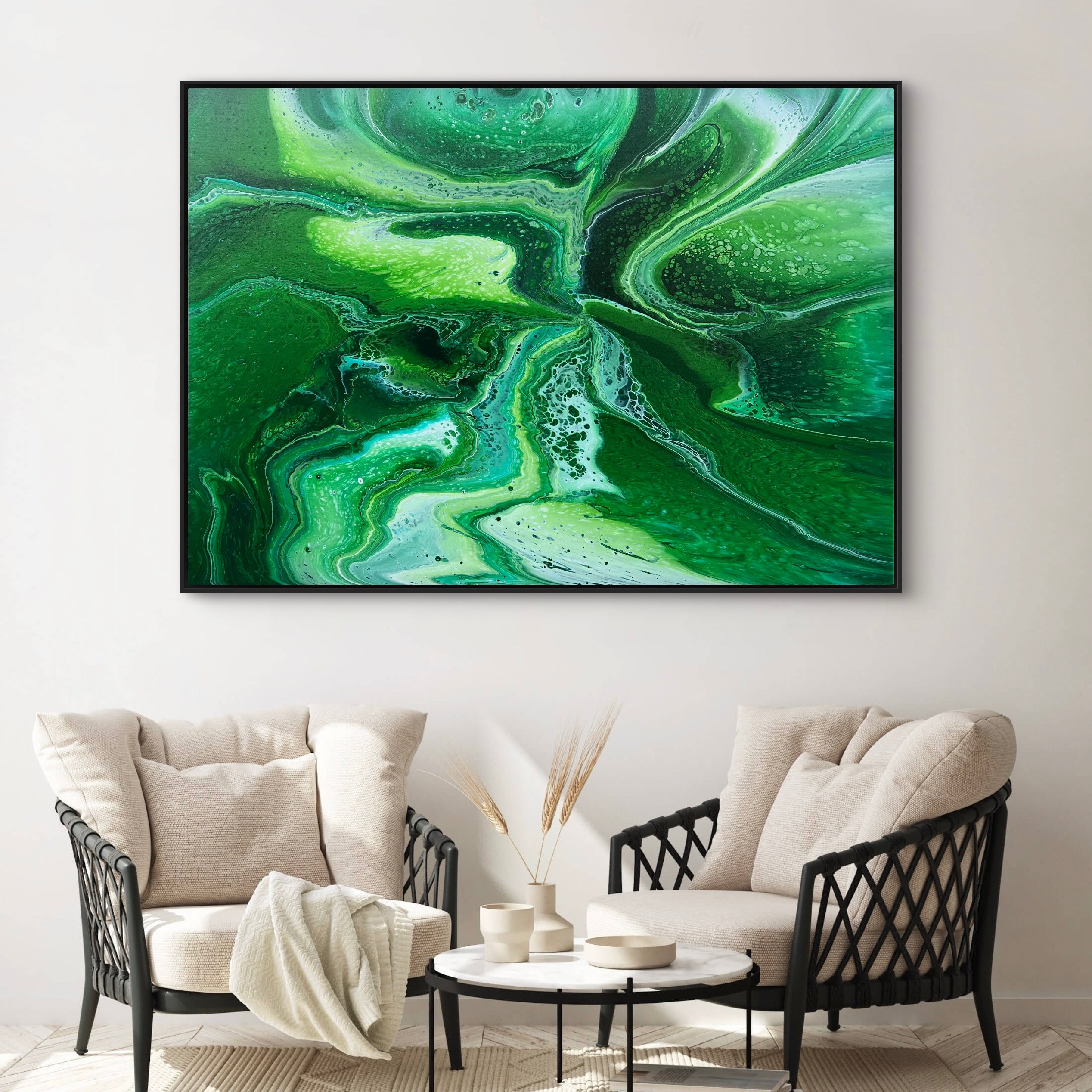 Greenery 140cm x 100cm Abstract Art Painting