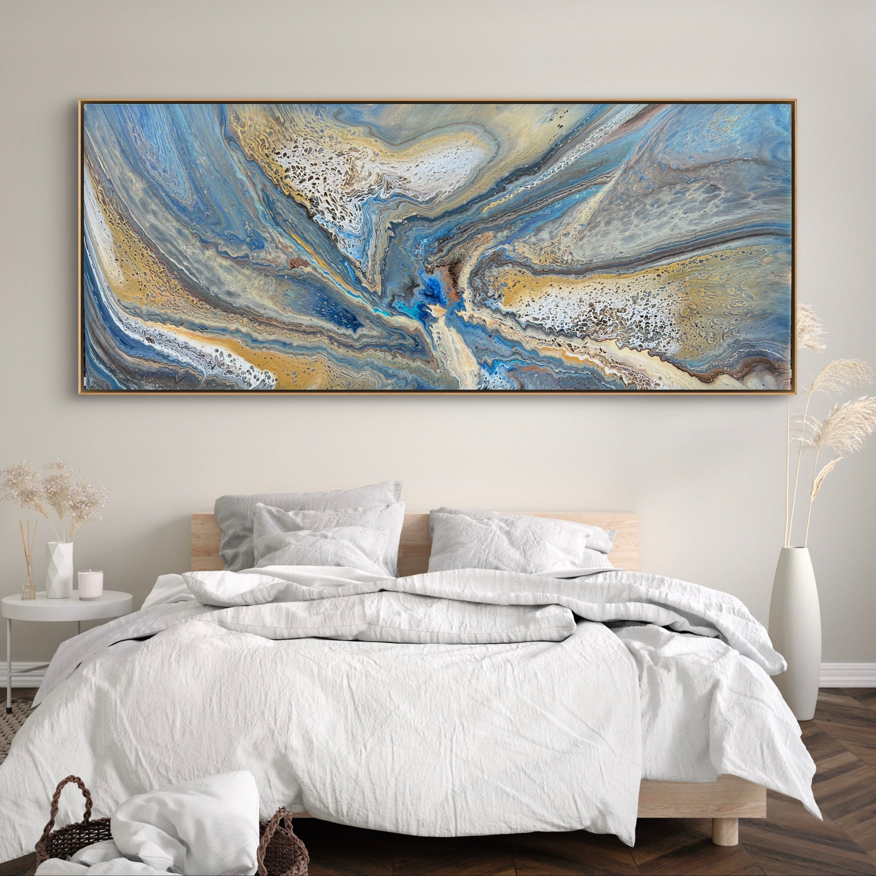 Tidal Pools 240cm x 100cm Abstract Art Painting (SOLD)