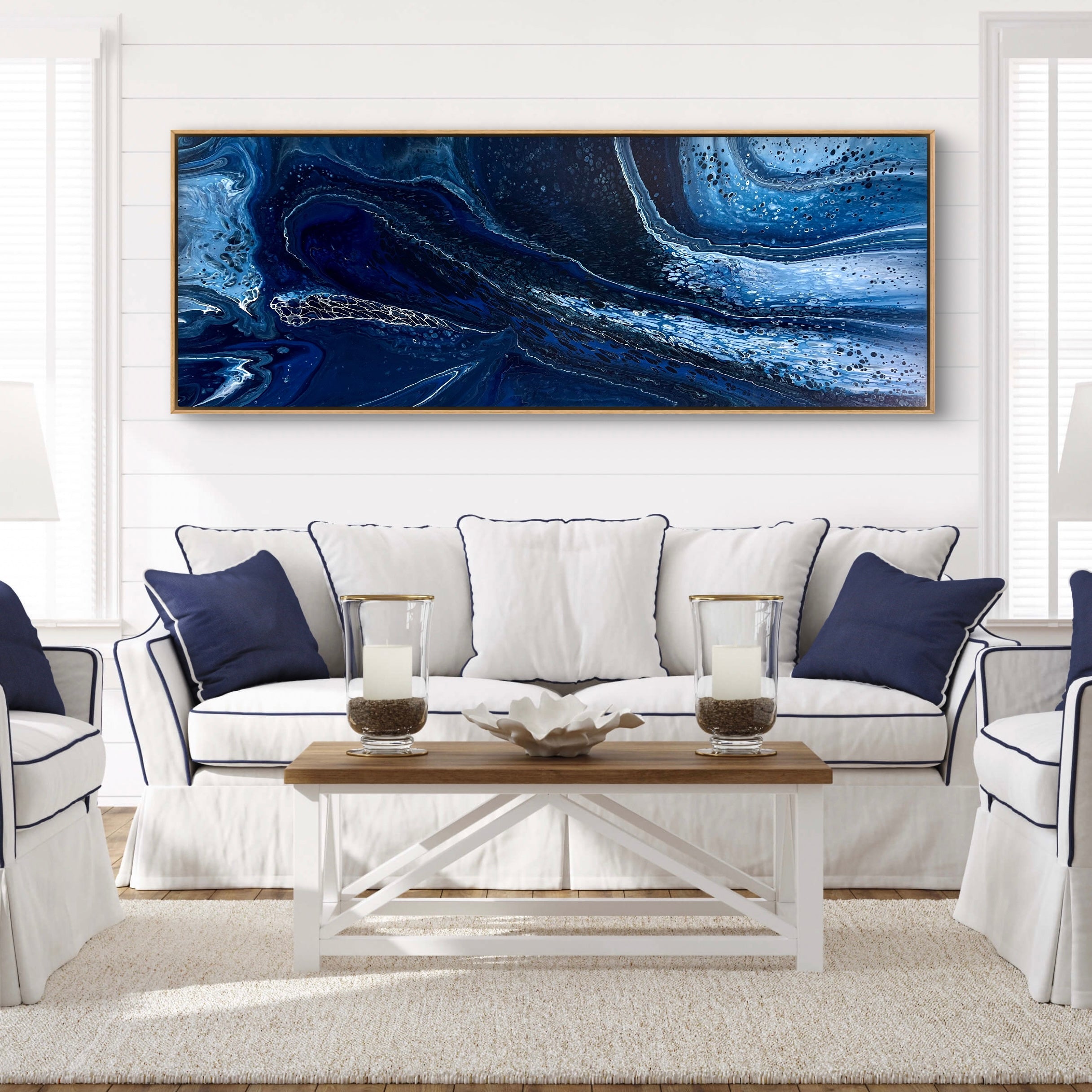 Midnight Dreams 160cm x 60cm Abstract Art Painting