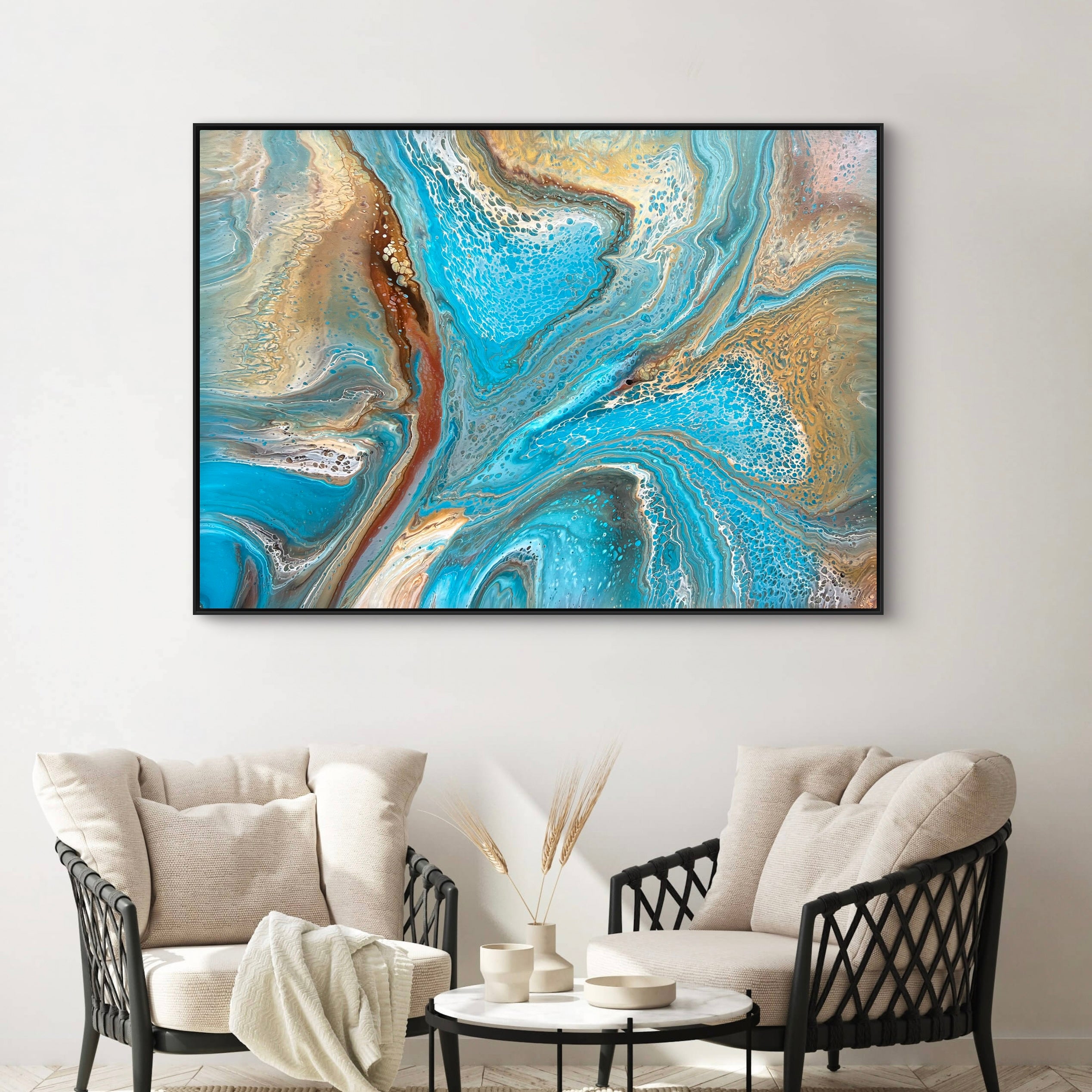Summer Drift 140cm x 100cm Abstract Art Painting (SOLD)
