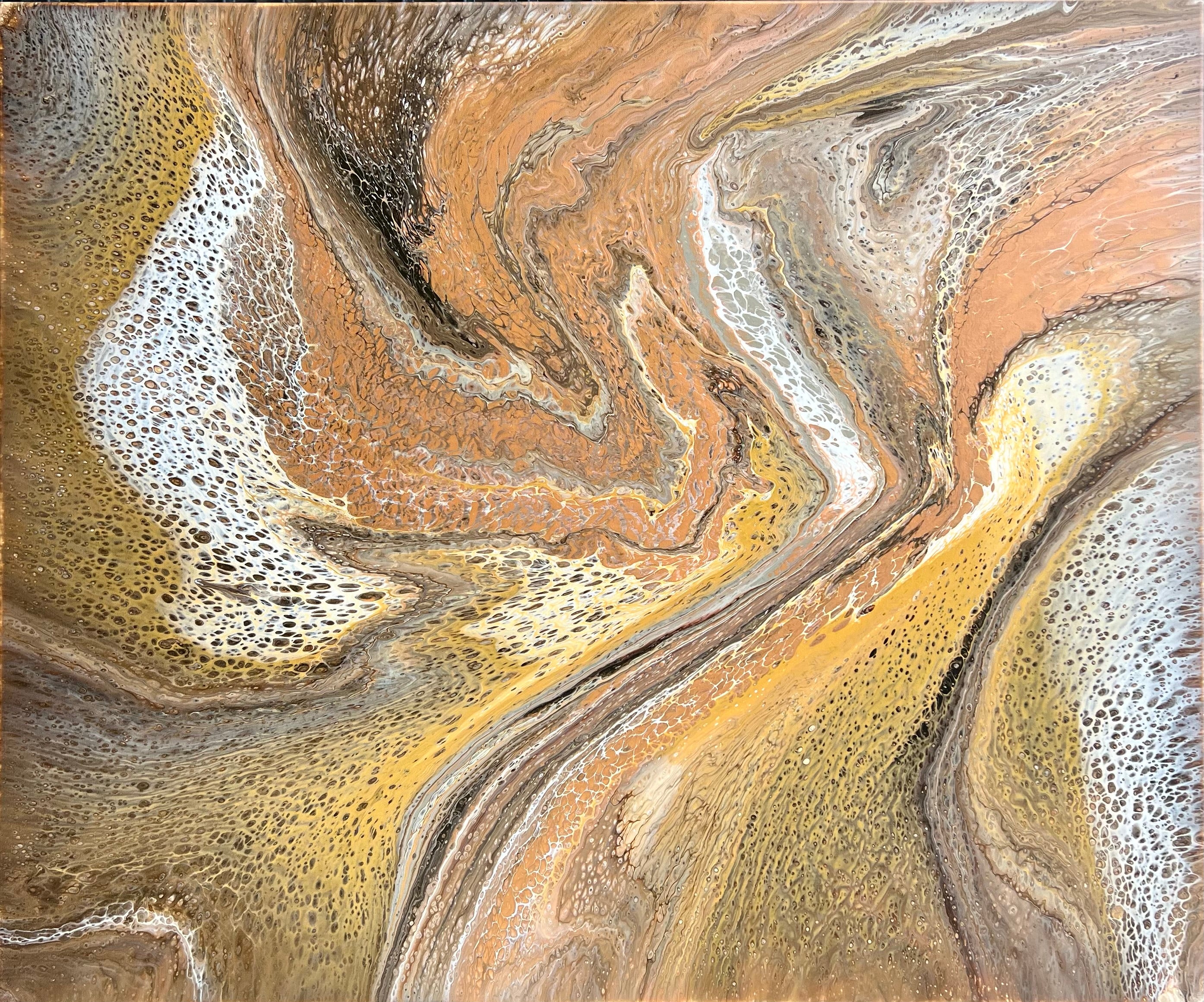 Rare Elements 120cm x 100cm Abstract Art Painting (SOLD)