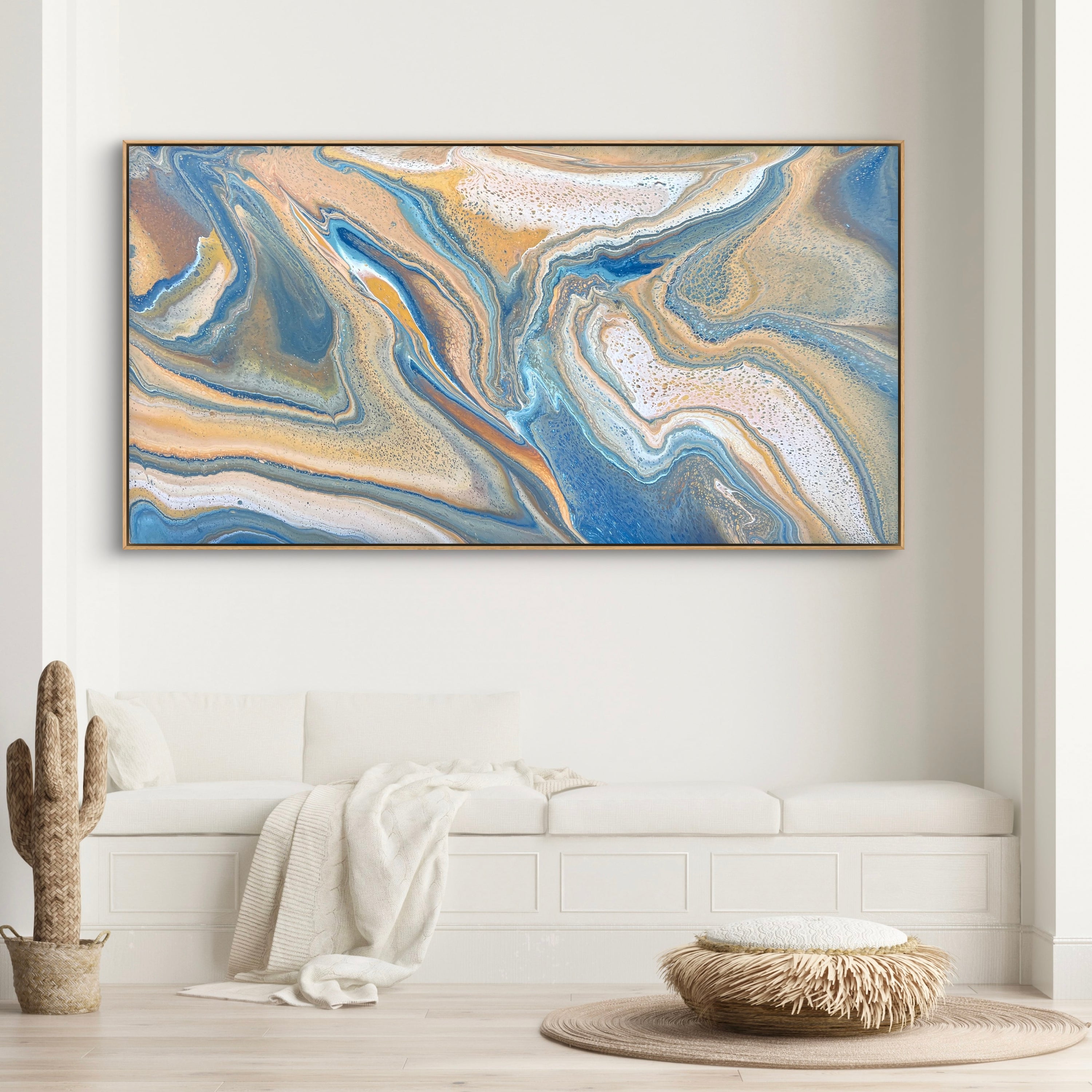 Coastal Daydream 190cm x 100cm Abstract Art Painting (SOLD)