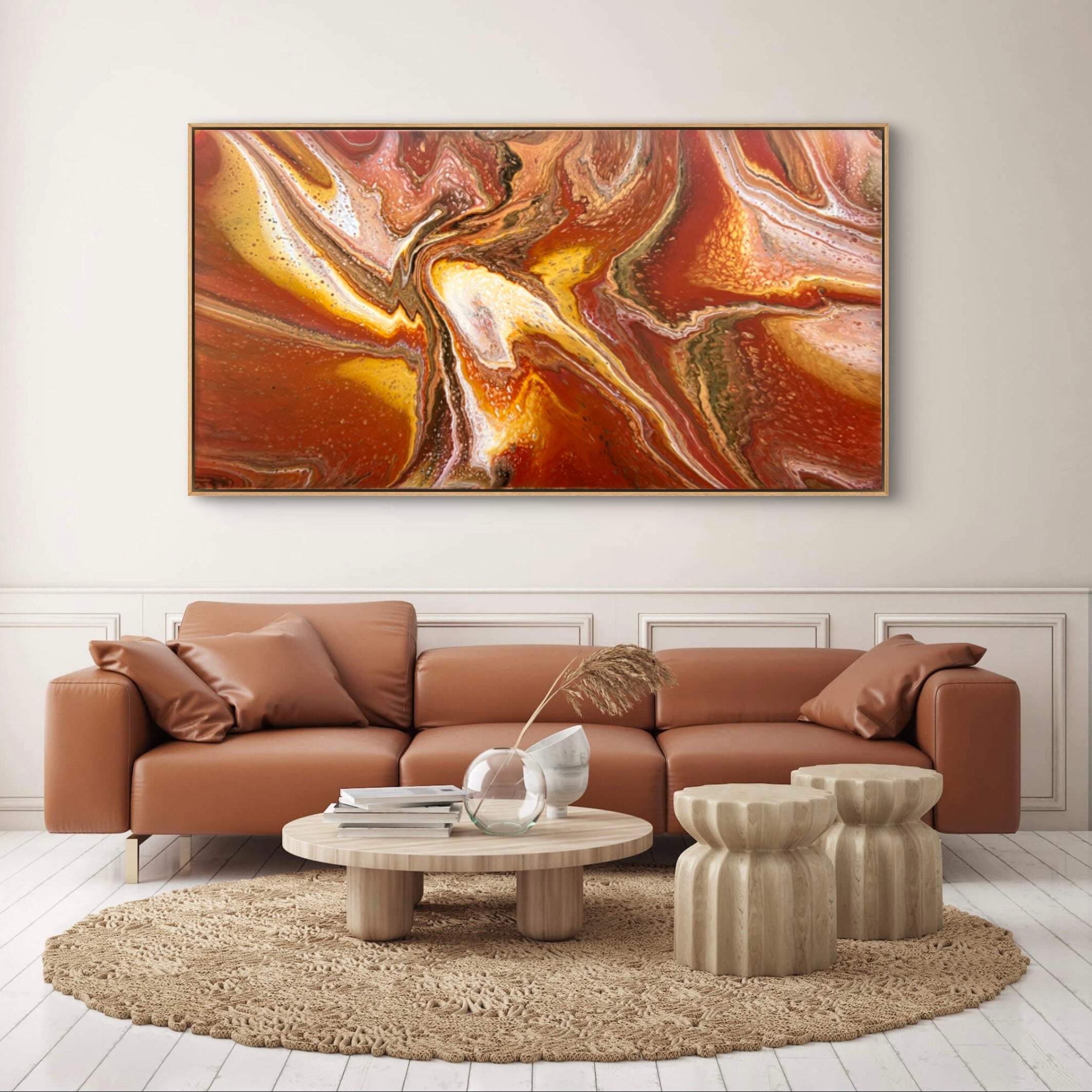 Phoenix Rising 190cm x 100cm Abstract Art Painting