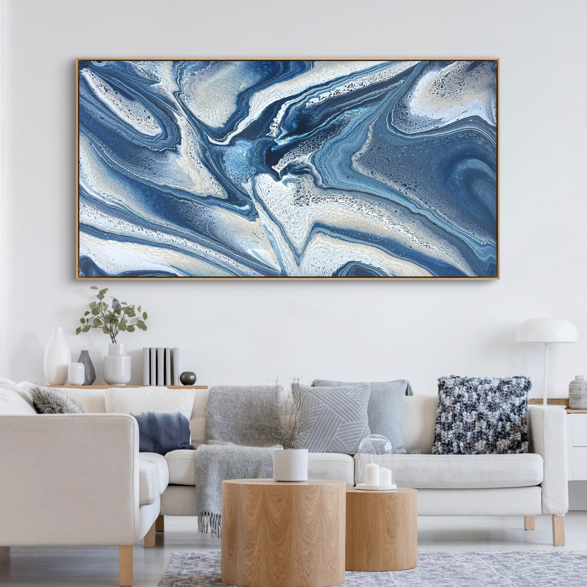 Hamptons Escape 190cm x 100cm Abstract Art Painting