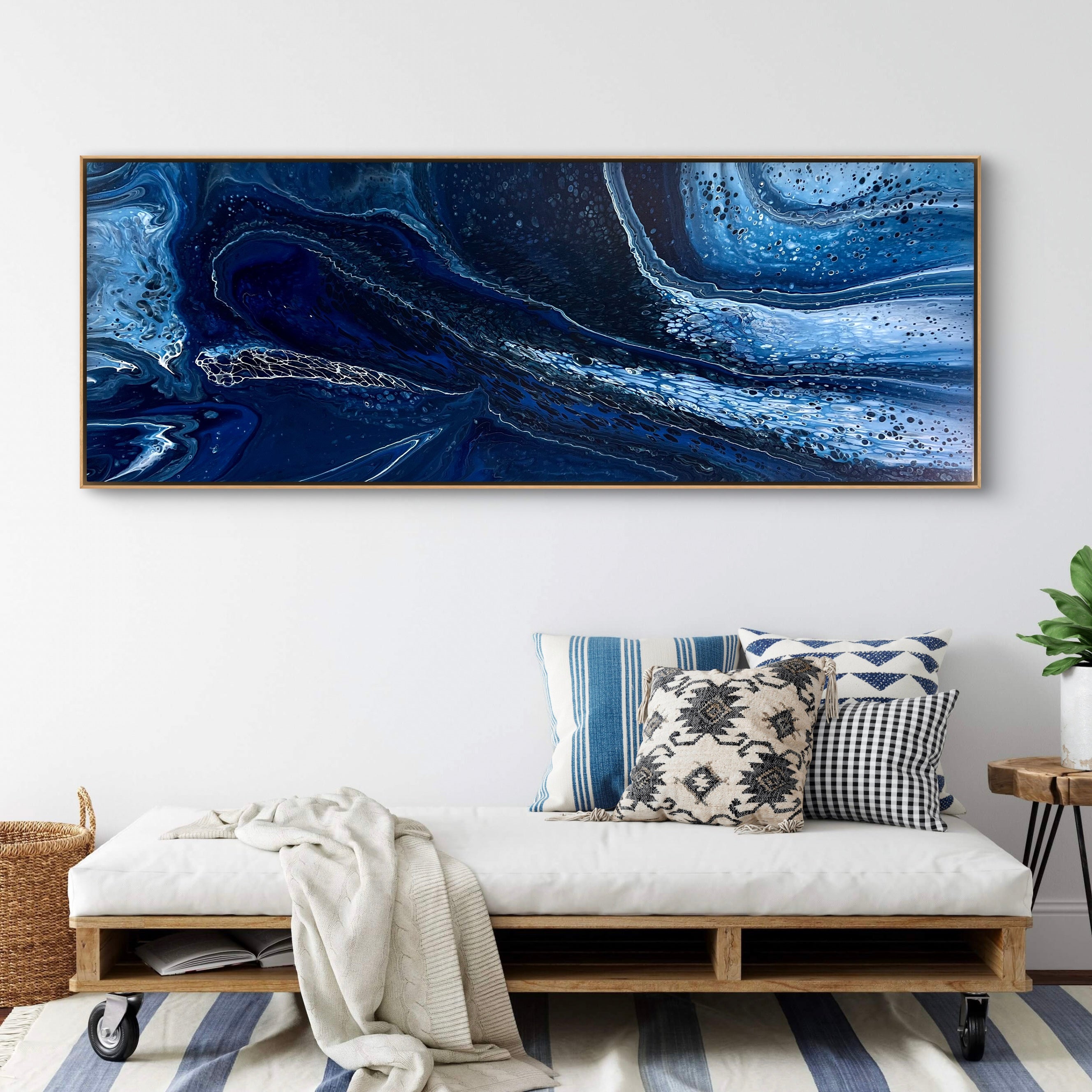 Midnight Dreams 160cm x 60cm Abstract Art Painting