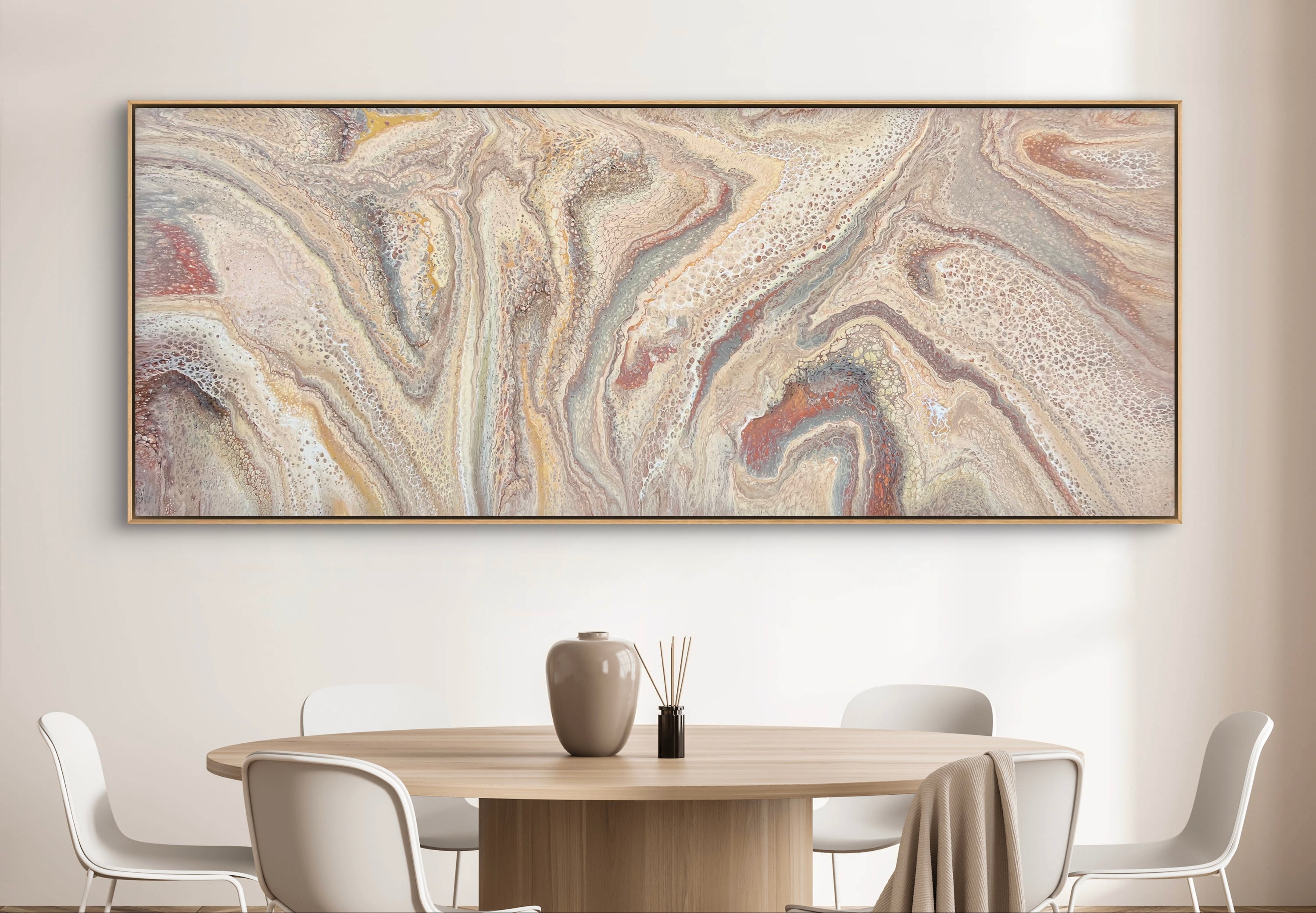 Desert Rose 200cm x 80cm Abstract Art Painting
