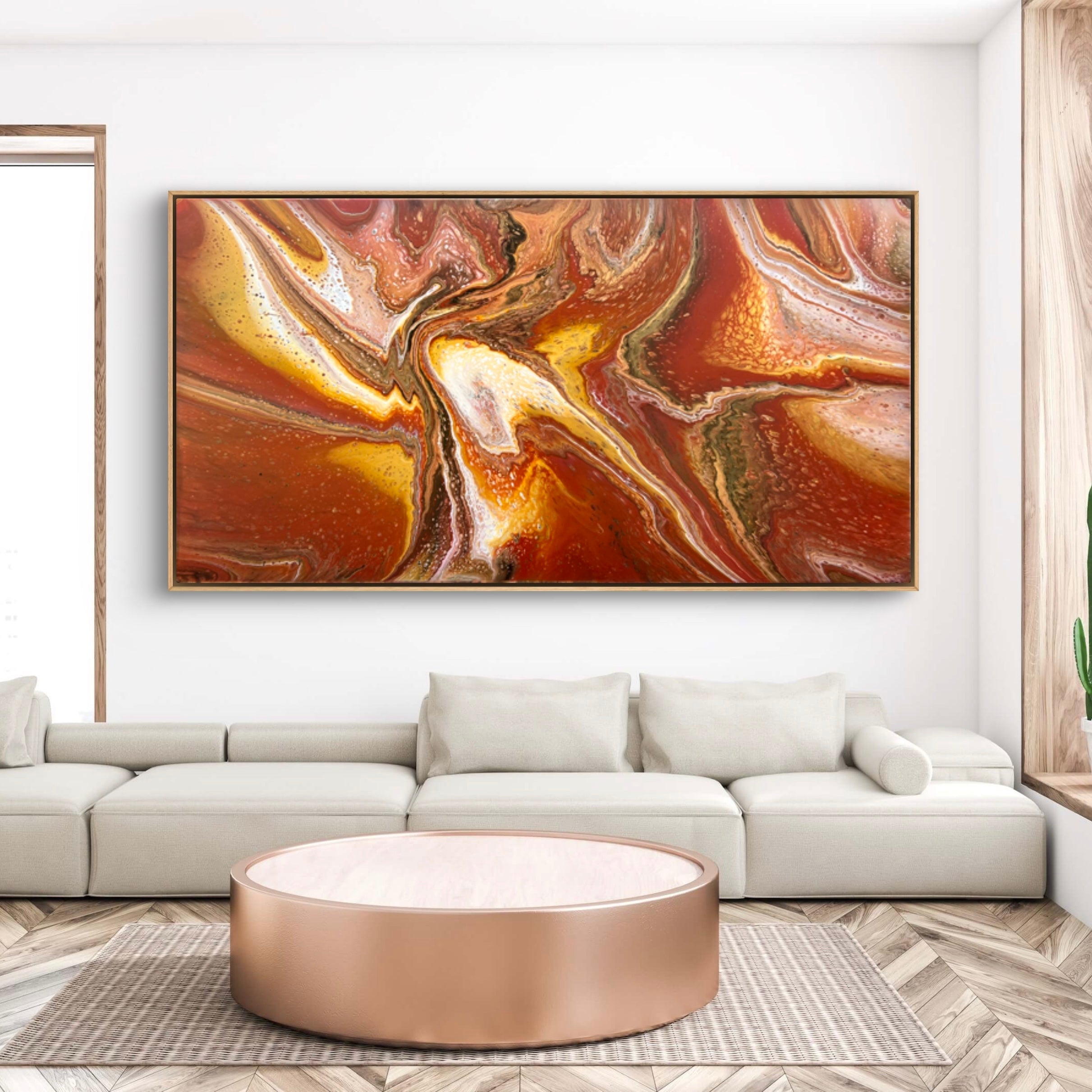 Phoenix Rising 190cm x 100cm Abstract Art Painting