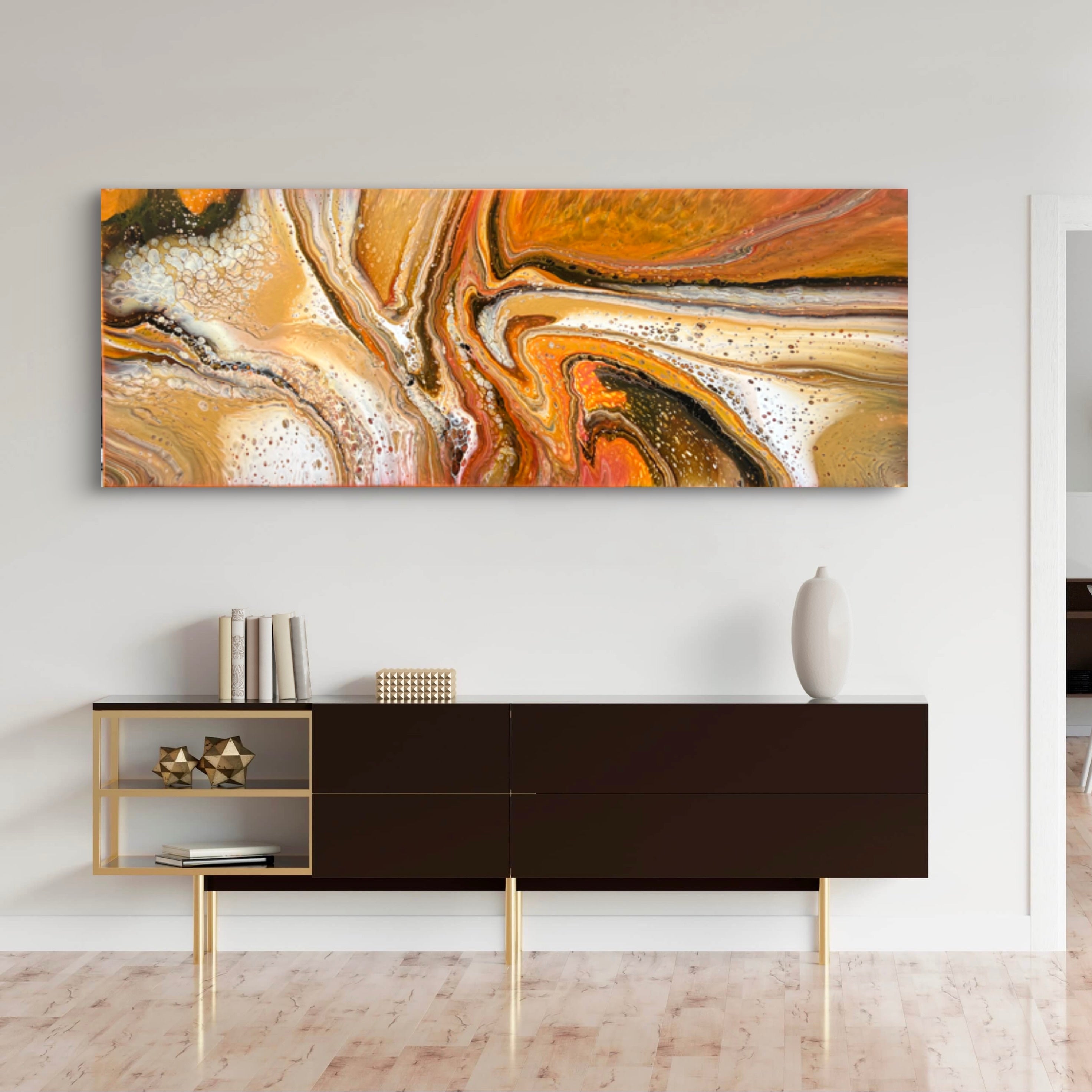 Sienna Ritz 160cm x 60cm Abstract Art Painting (SOLD)