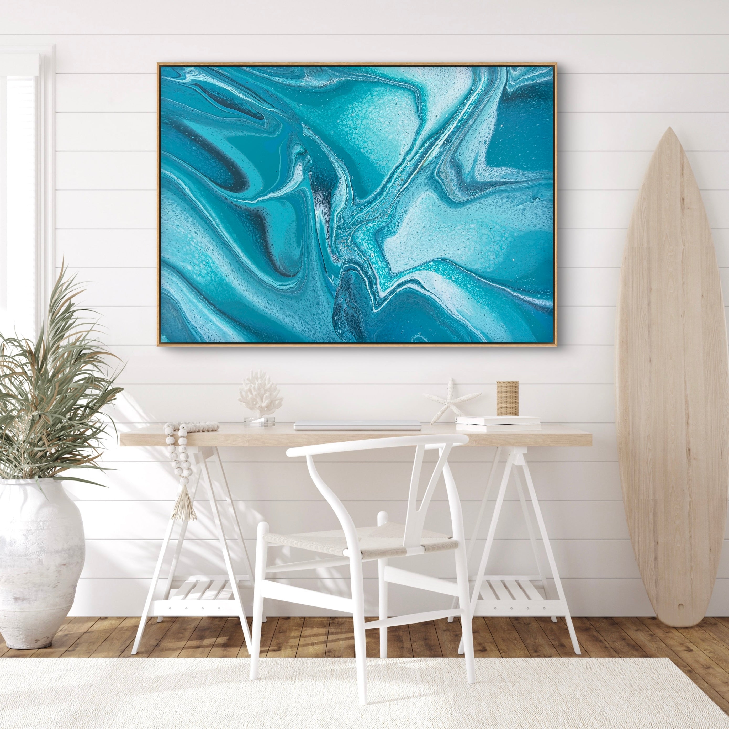 Aquatica 140cm x 100cm Abstract Art Painting