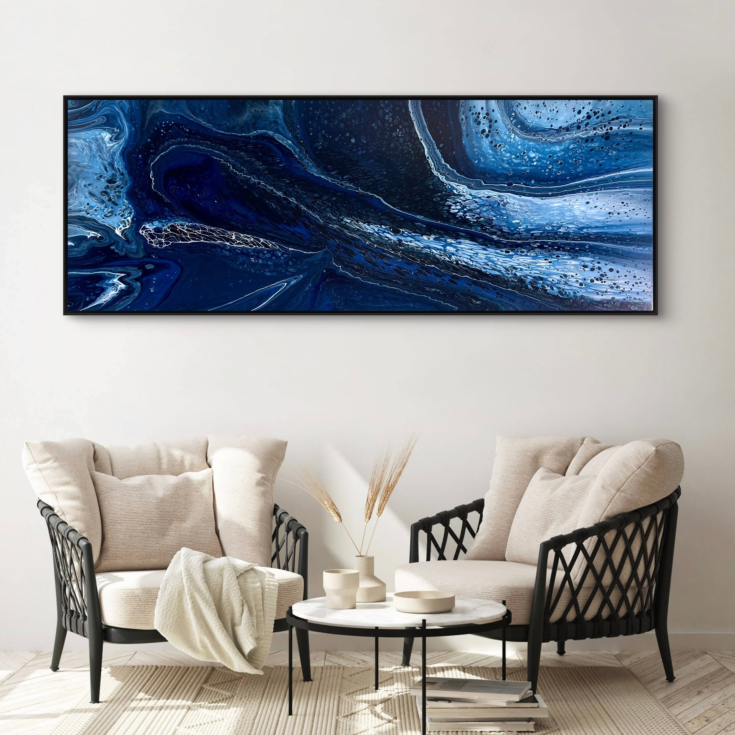 Midnight Dreams 160cm x 60cm Abstract Art Painting