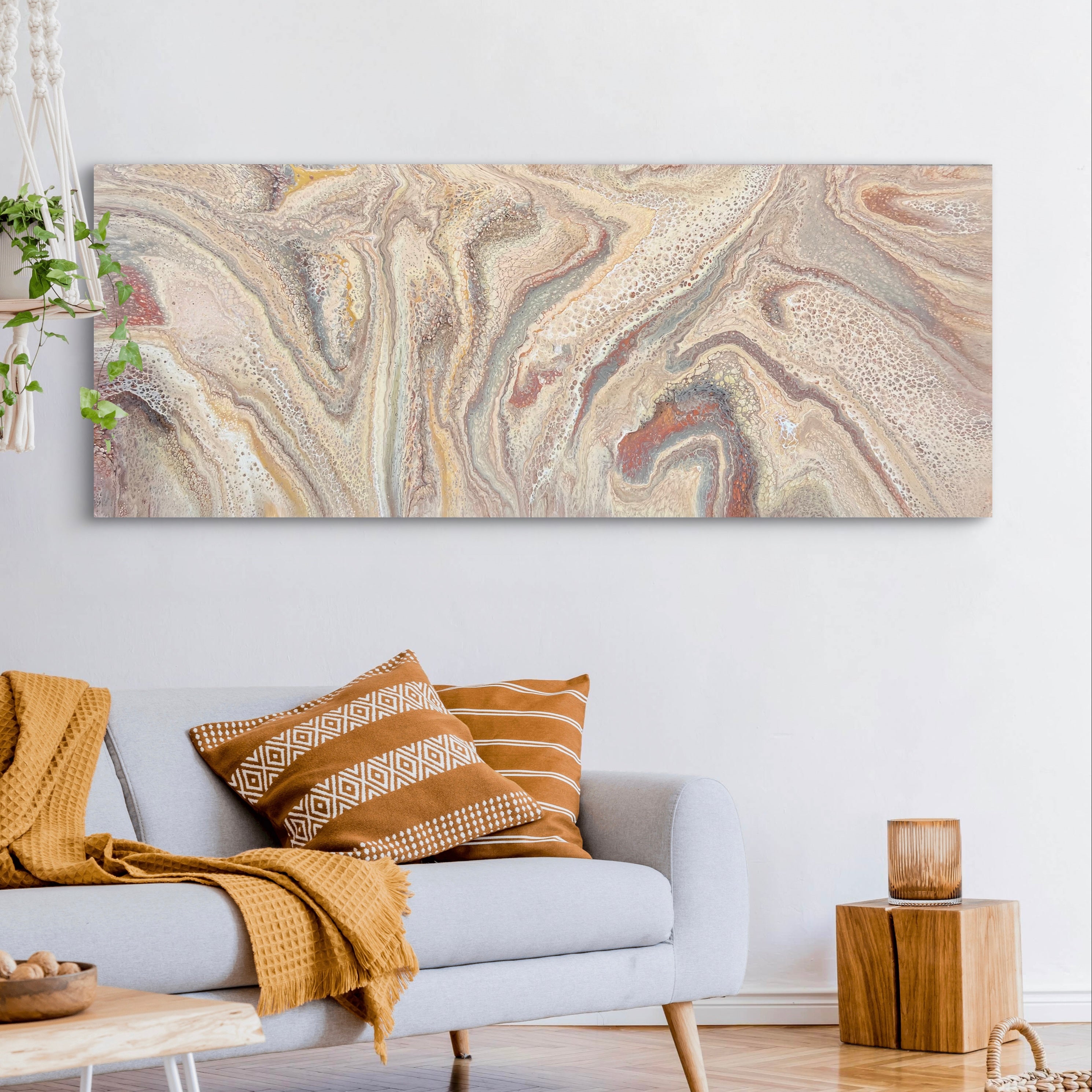 Desert Rose 200cm x 80cm Abstract Art Painting