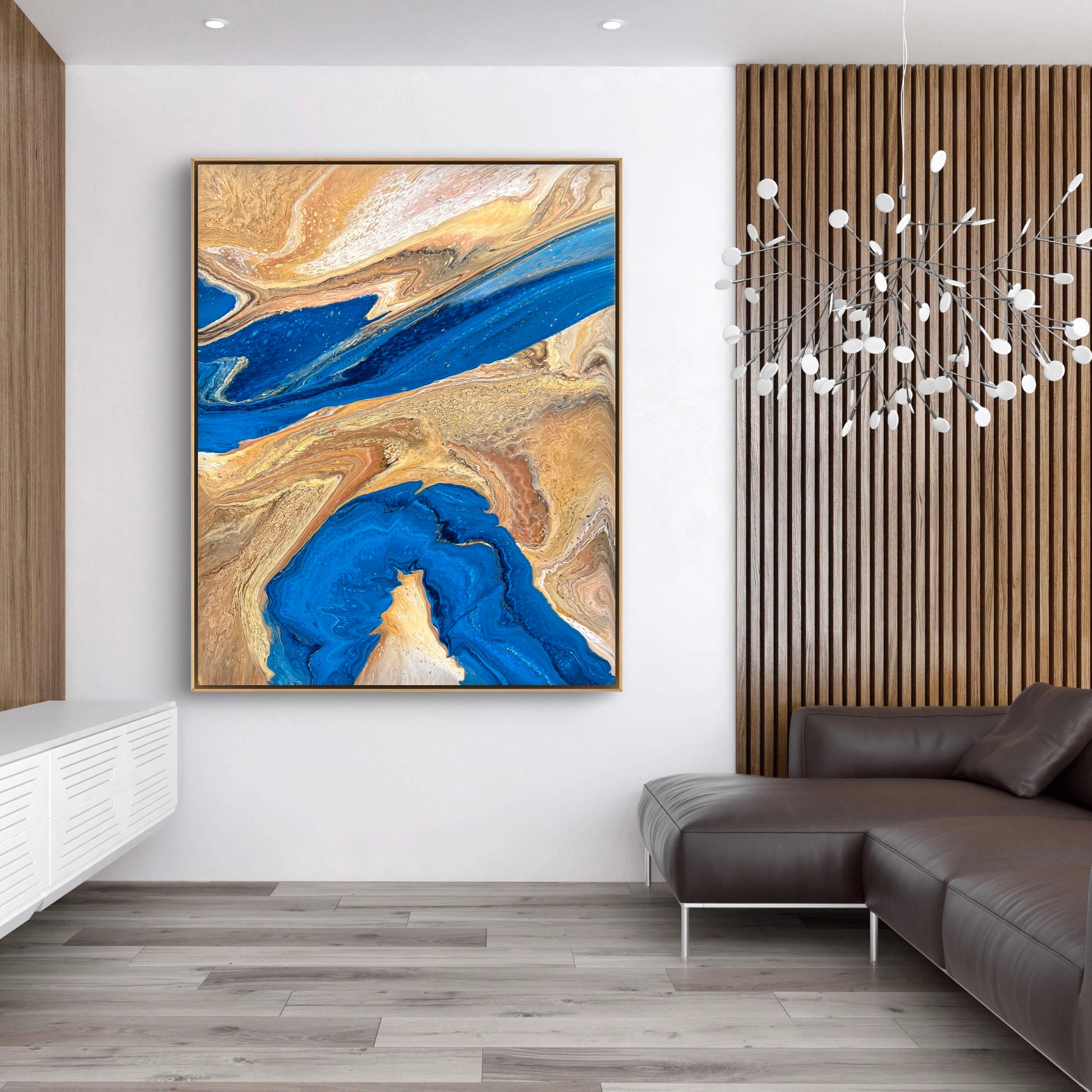 Natures Flow 120cm x 150cm Abstract Art Painting
