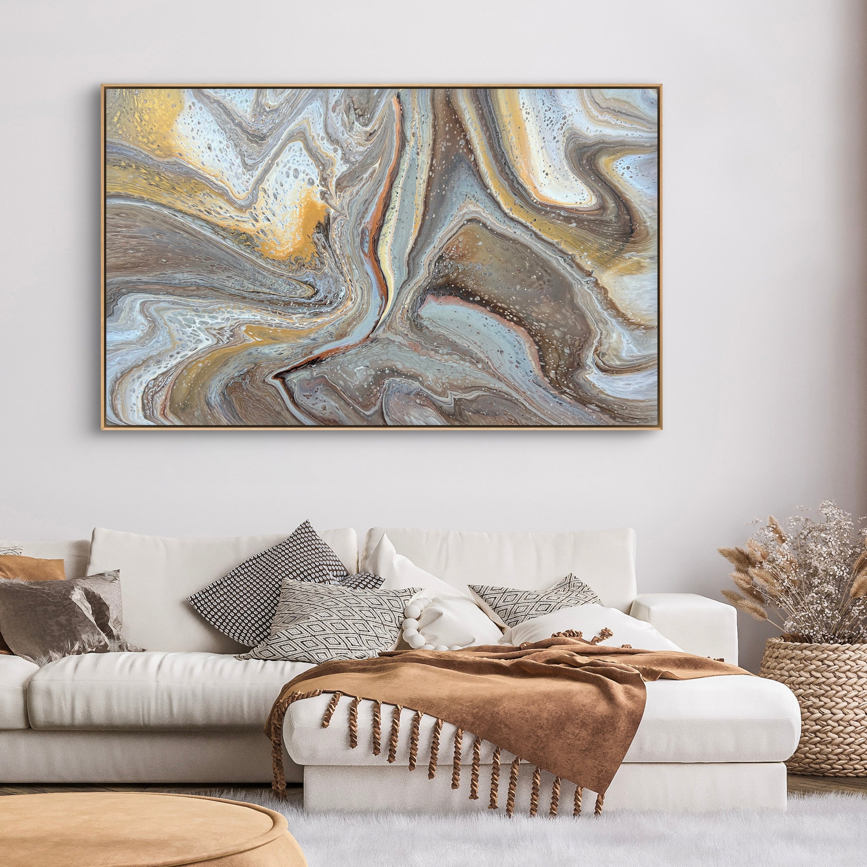 Natures Palette 160cm x 100cm Abstract Art Painting (SOLD)