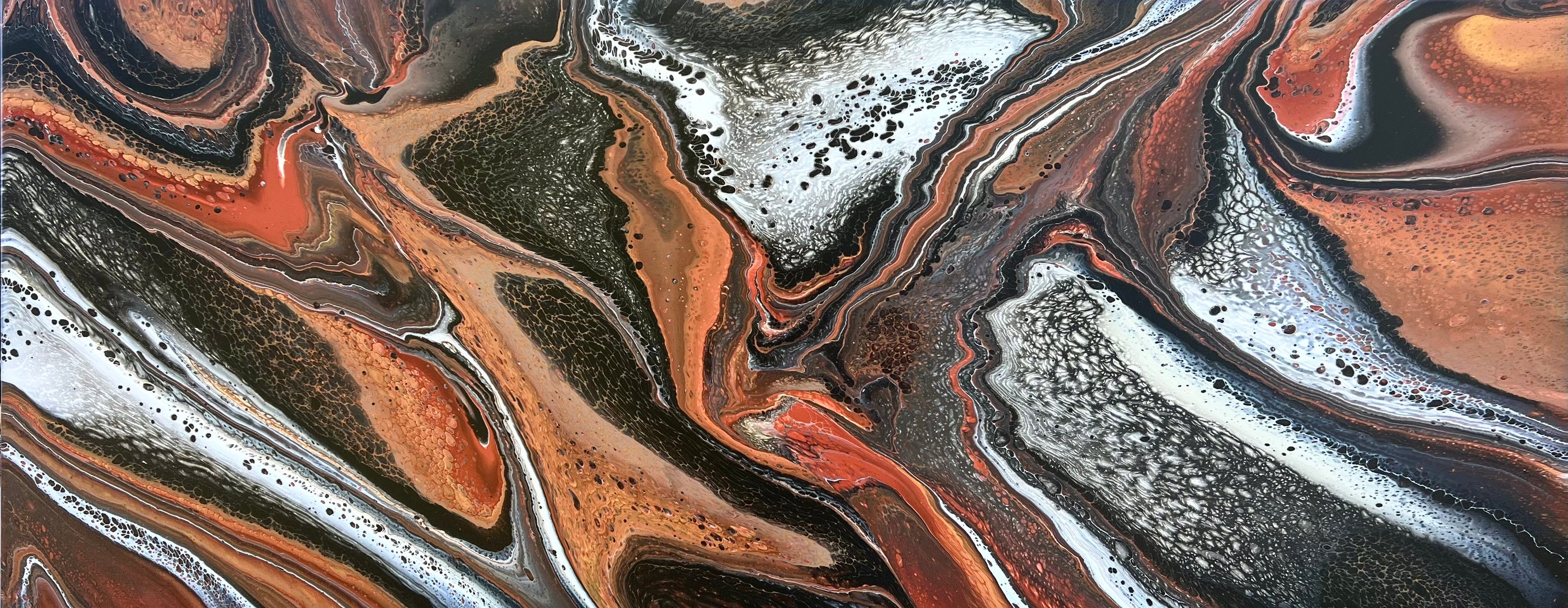 Divergence 200cm x 80cm Abstract Art Painting (SOLD)