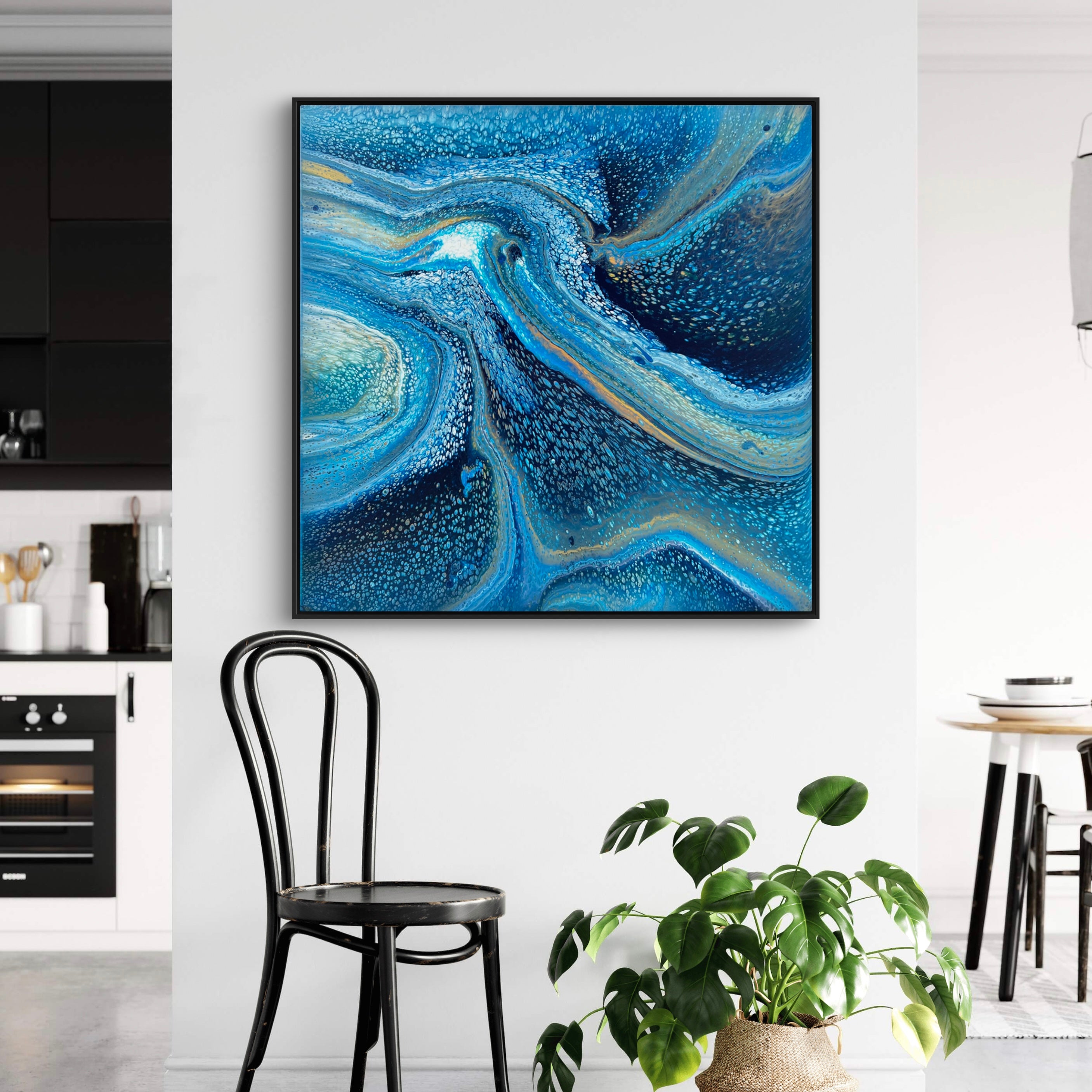 Lost at Sea 100cm x 100cm Abstract Art Painting