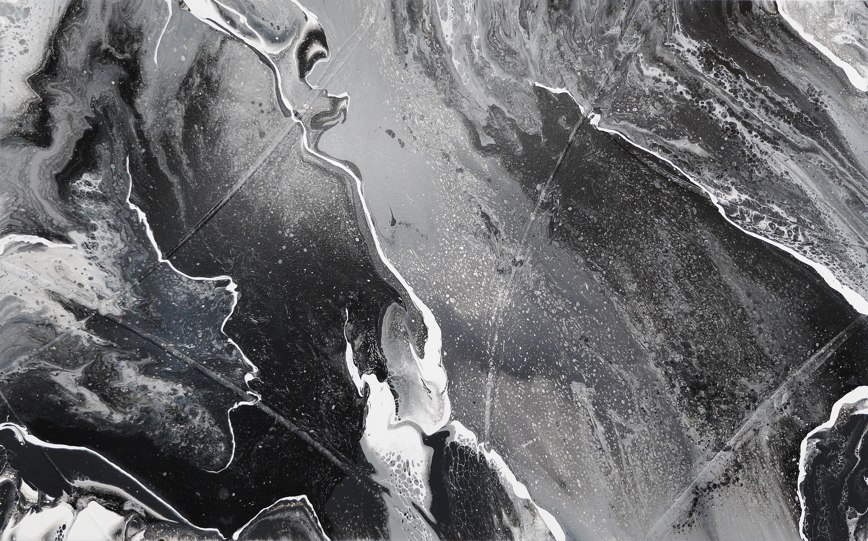 Marbled Moment 160cm x 100cm Textured Abstract Art Painting