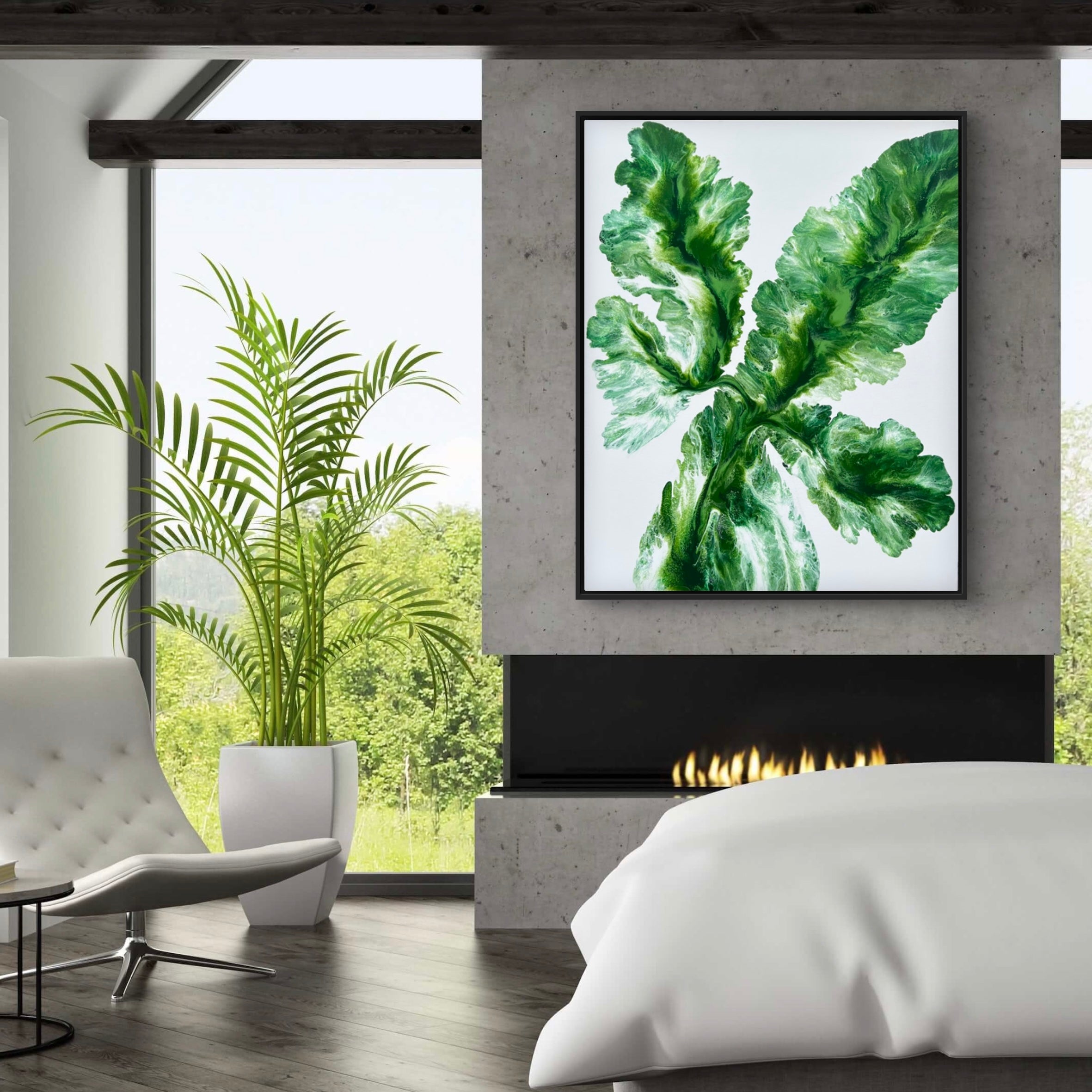 Tropical Palm 120cm x 150cm Palm Tree Art Painting