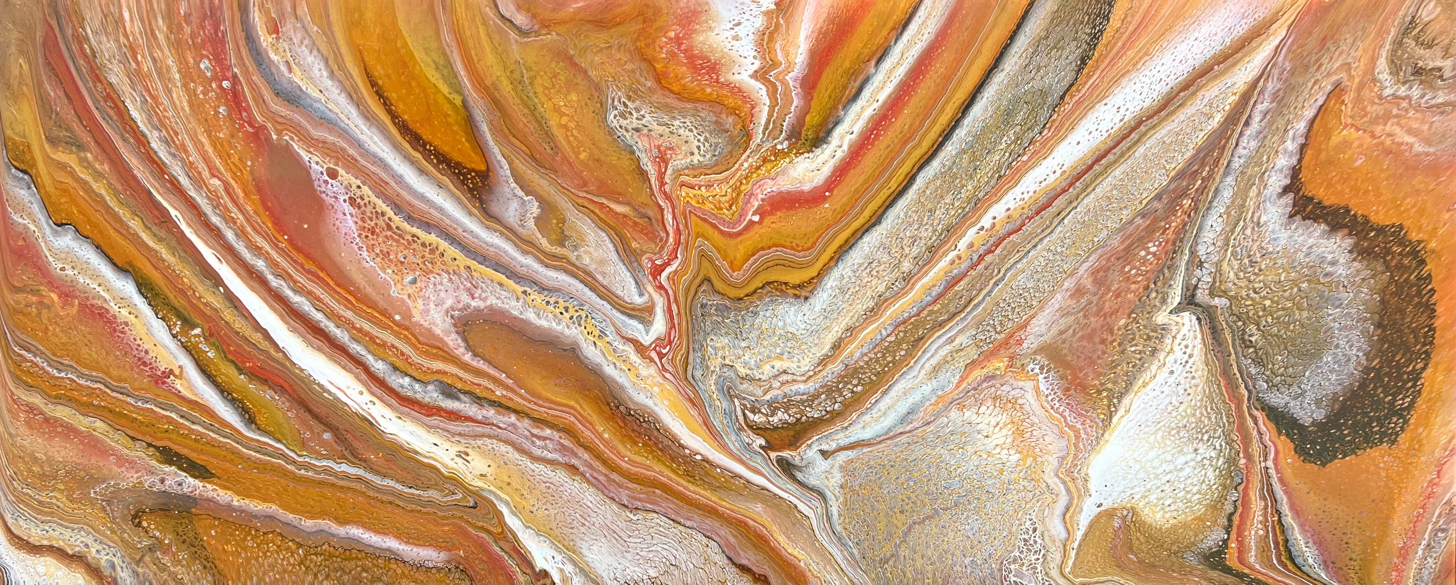 Sienna Essence 240cm x 100cm Abstract Art Painting (SOLD)