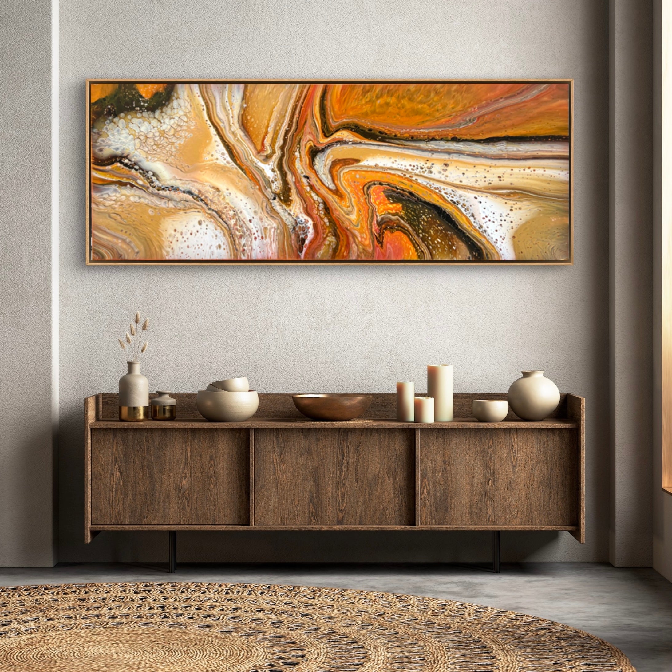 Sienna Ritz 160cm x 60cm Abstract Art Painting (SOLD)