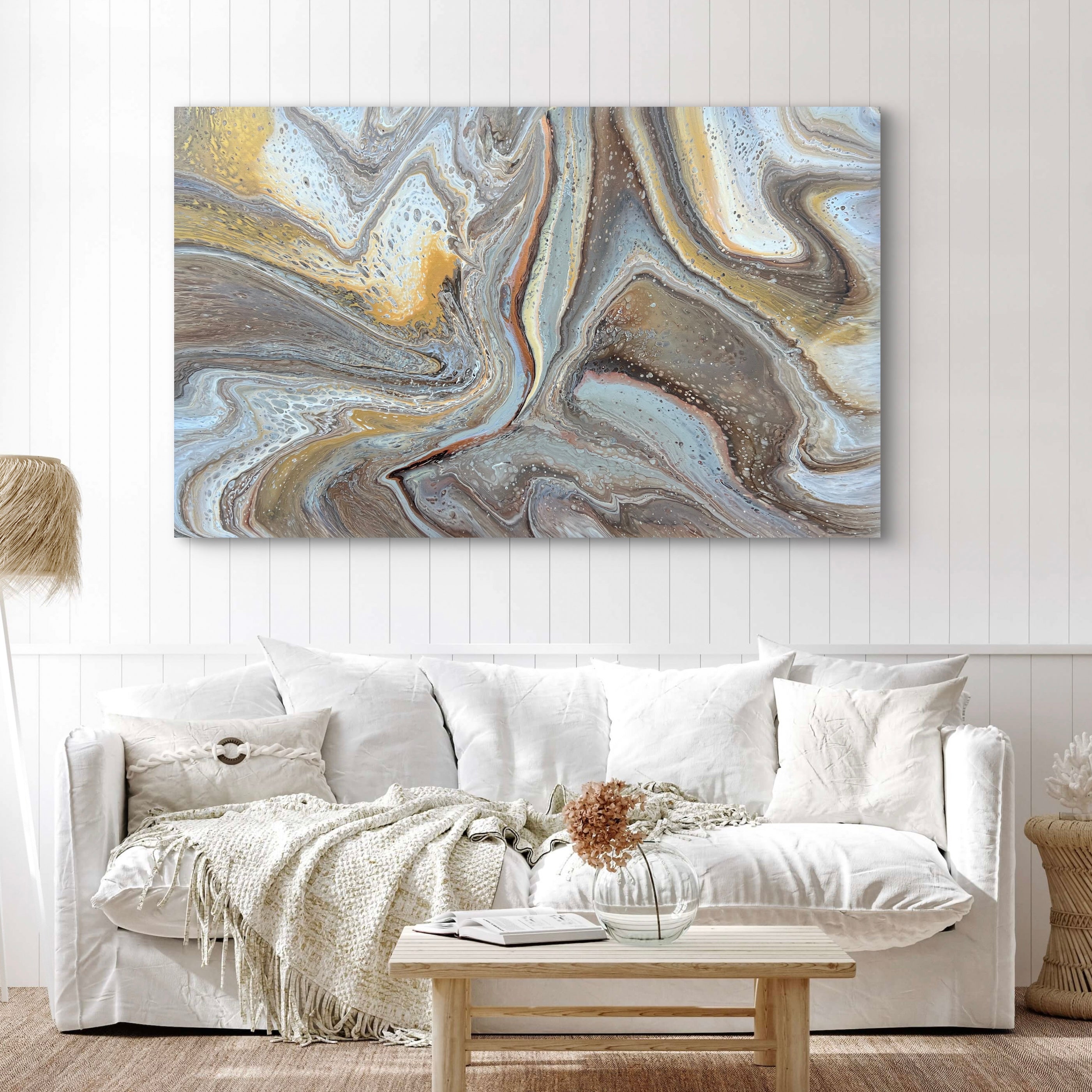 Natures Palette 160cm x 100cm Abstract Art Painting (SOLD)