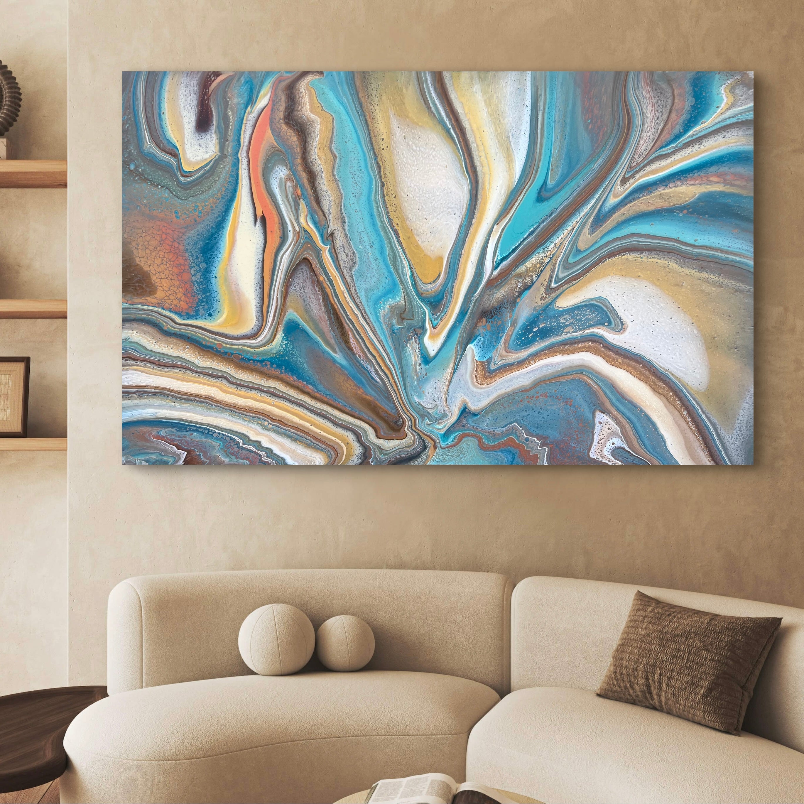 Coastal Motion 160cm x 100cm Abstract Art Painting (SOLD)