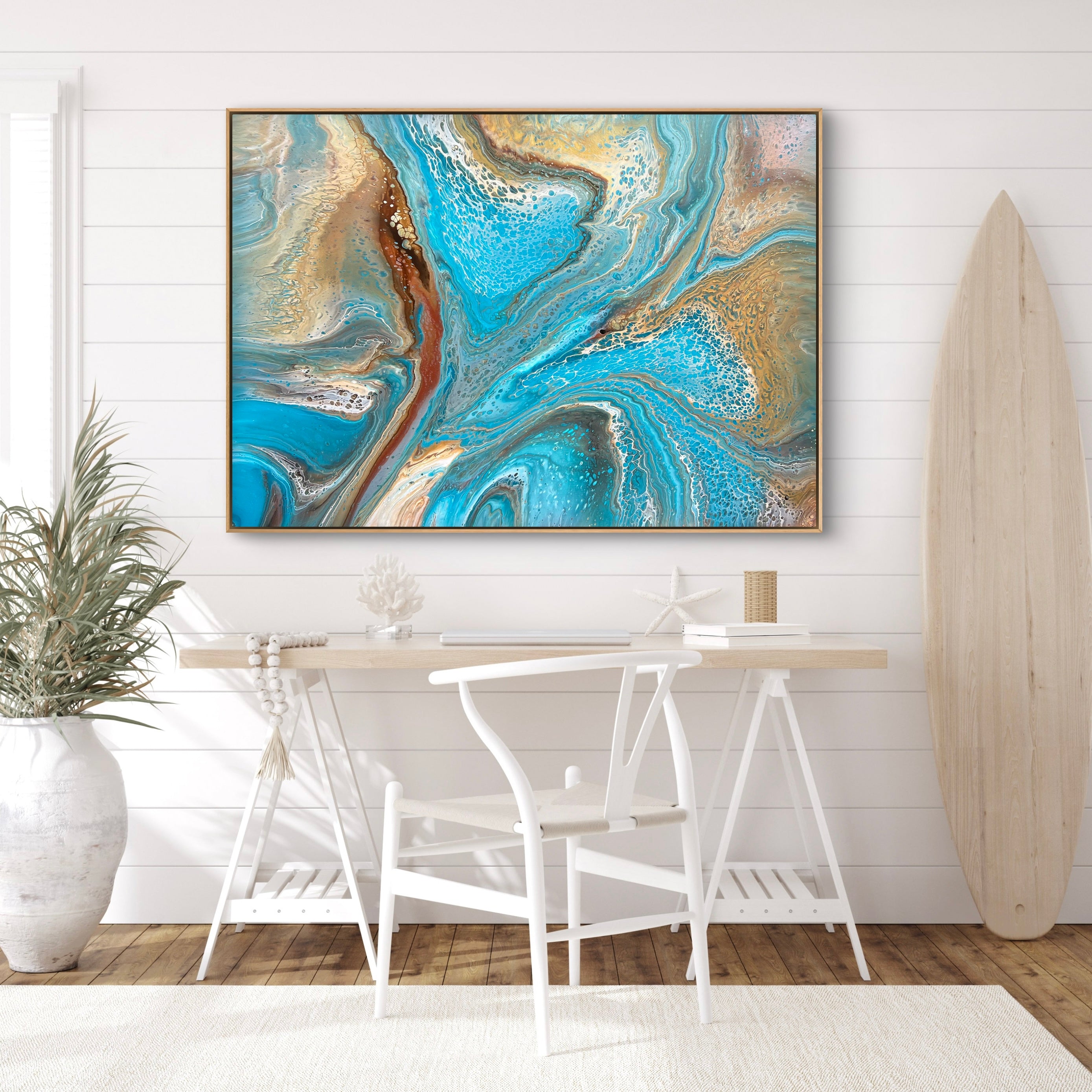 Summer Drift 140cm x 100cm Abstract Art Painting (SOLD)
