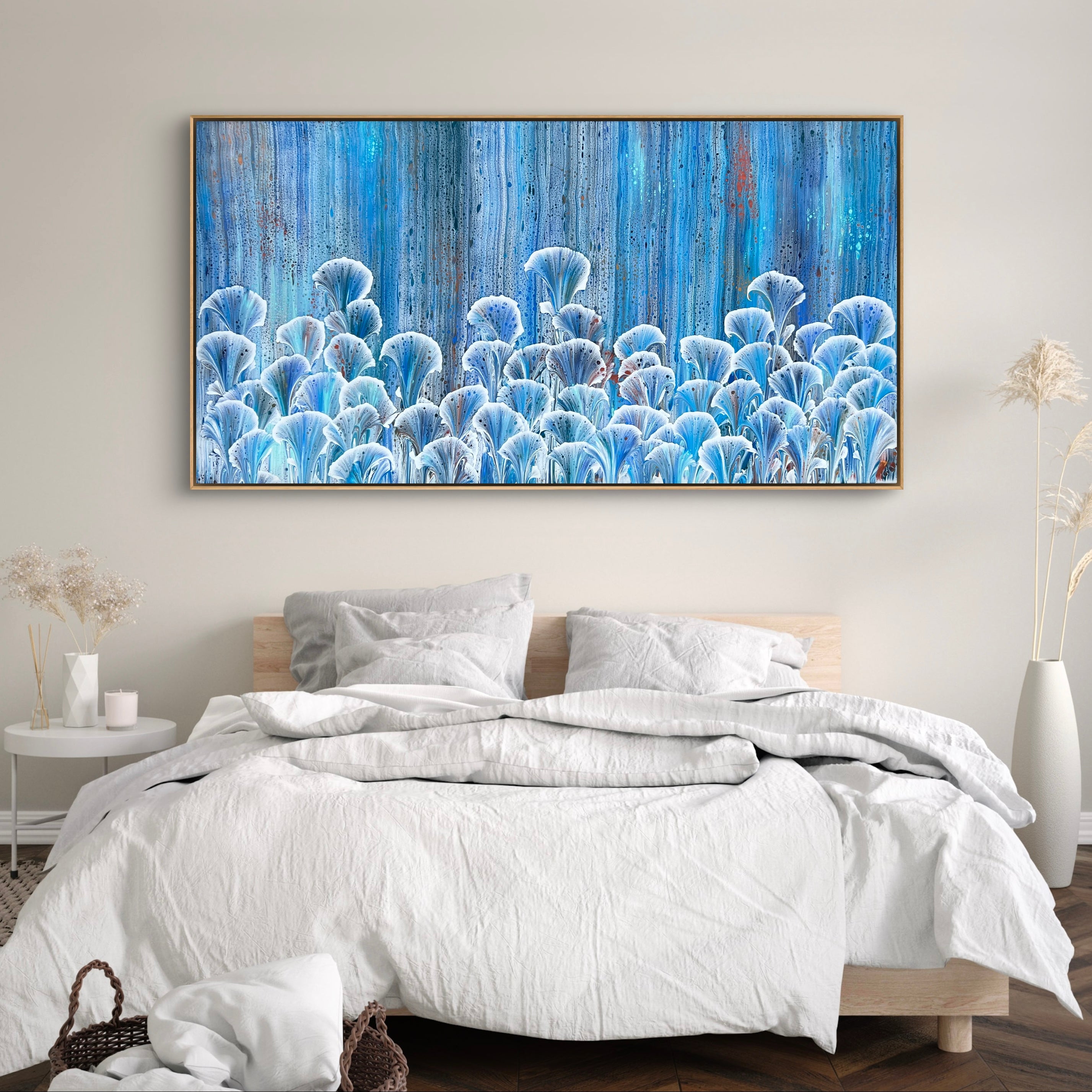 Under The Sea 190cm x 100cm Floral and Coral Art Painting