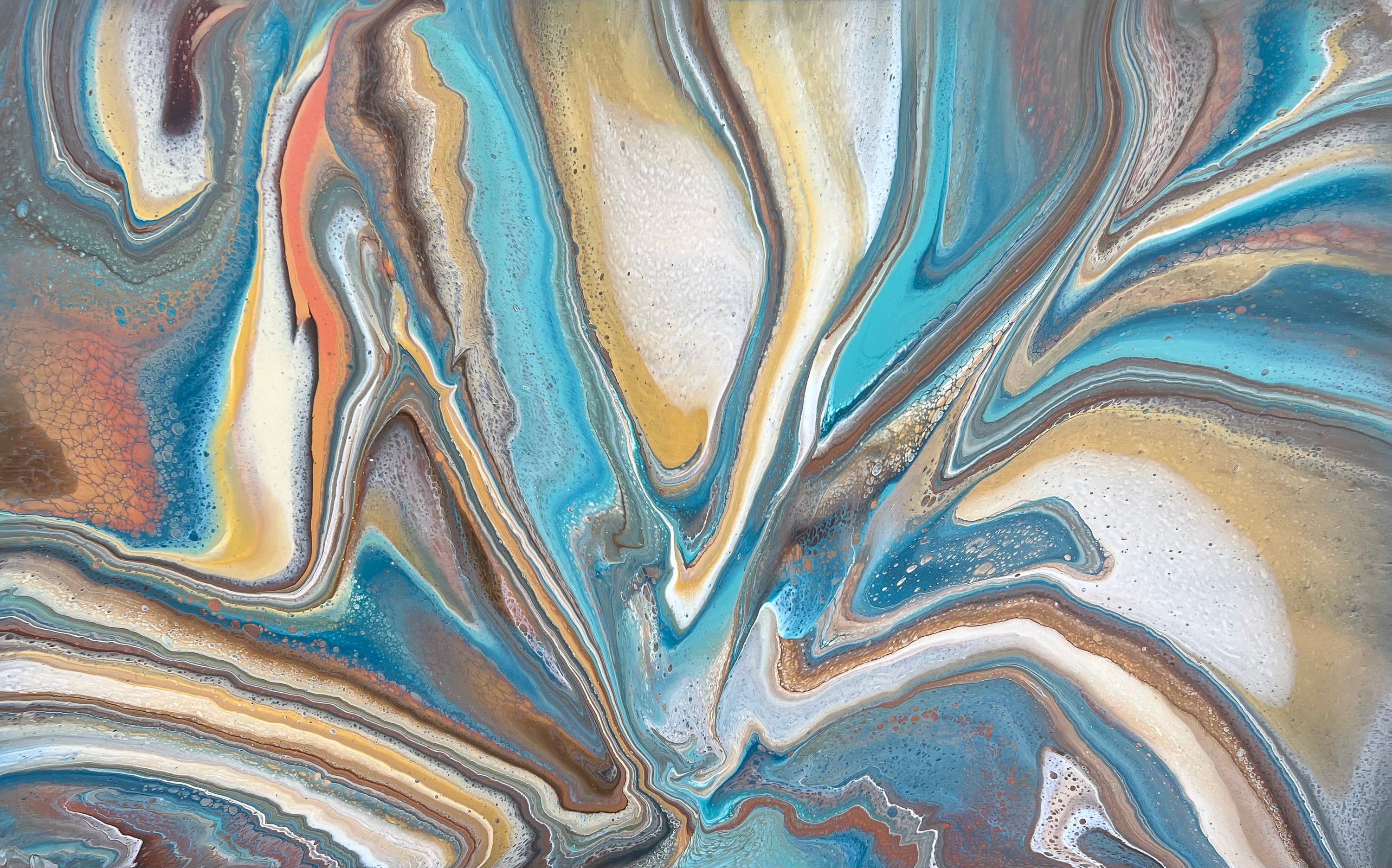 Coastal Motion 160cm x 100cm Abstract Art Painting (SOLD)