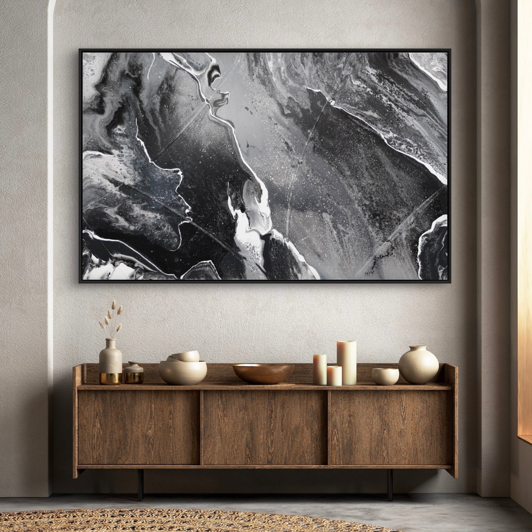 Marbled Moment 160cm x 100cm Textured Abstract Art Painting