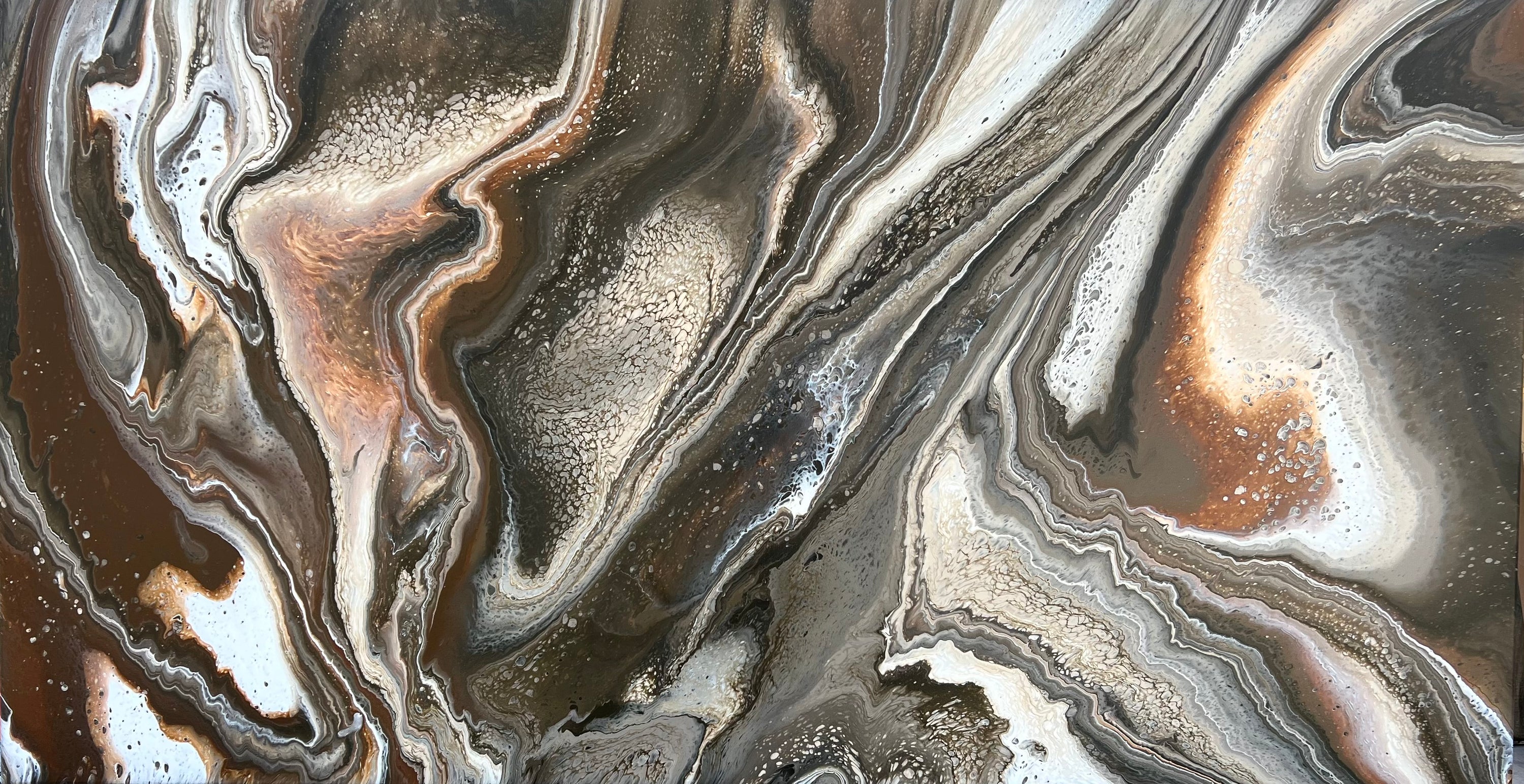 Rustic Echo 190cm x 100cm Abstract Art Painting