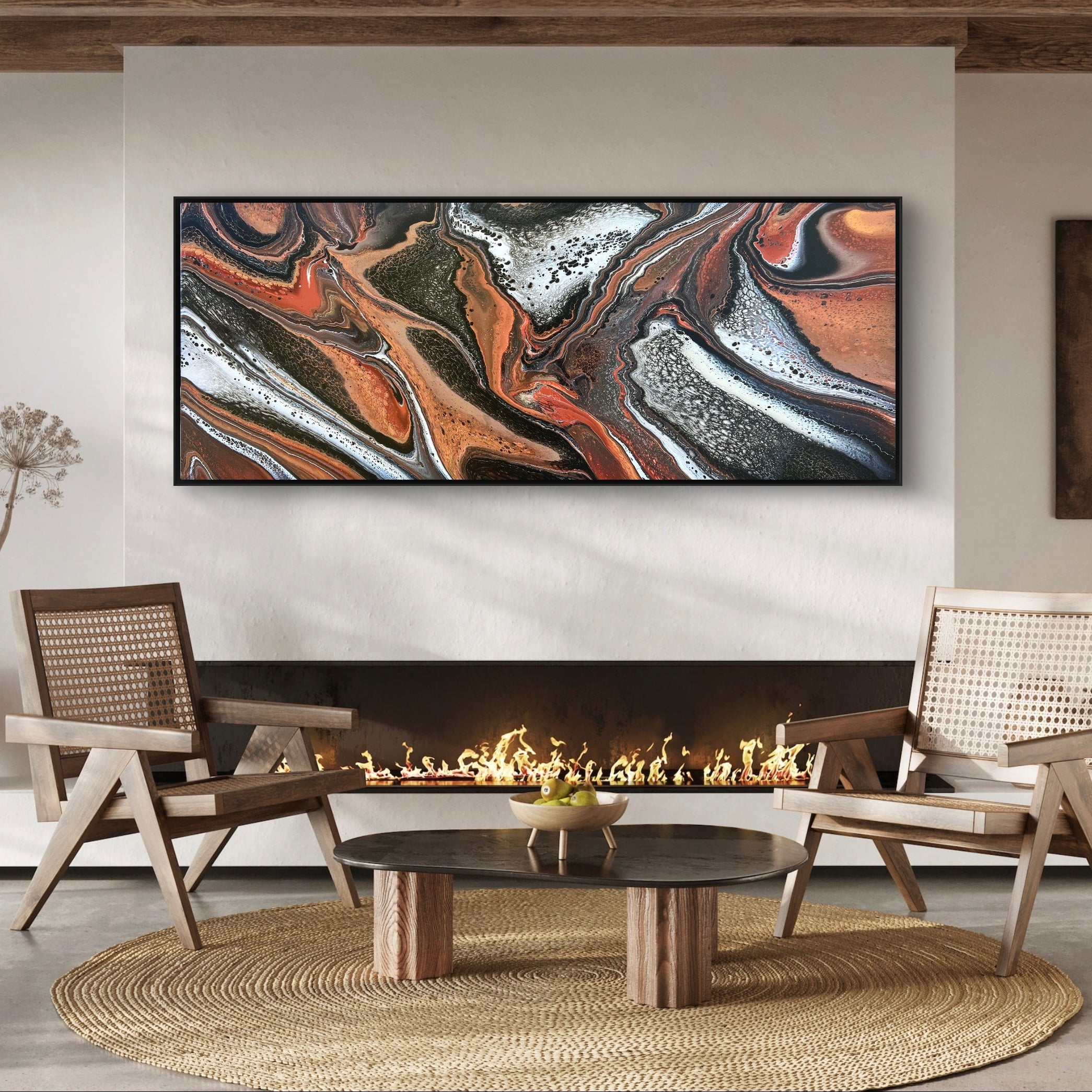 Divergence 200cm x 80cm Abstract Art Painting (SOLD)