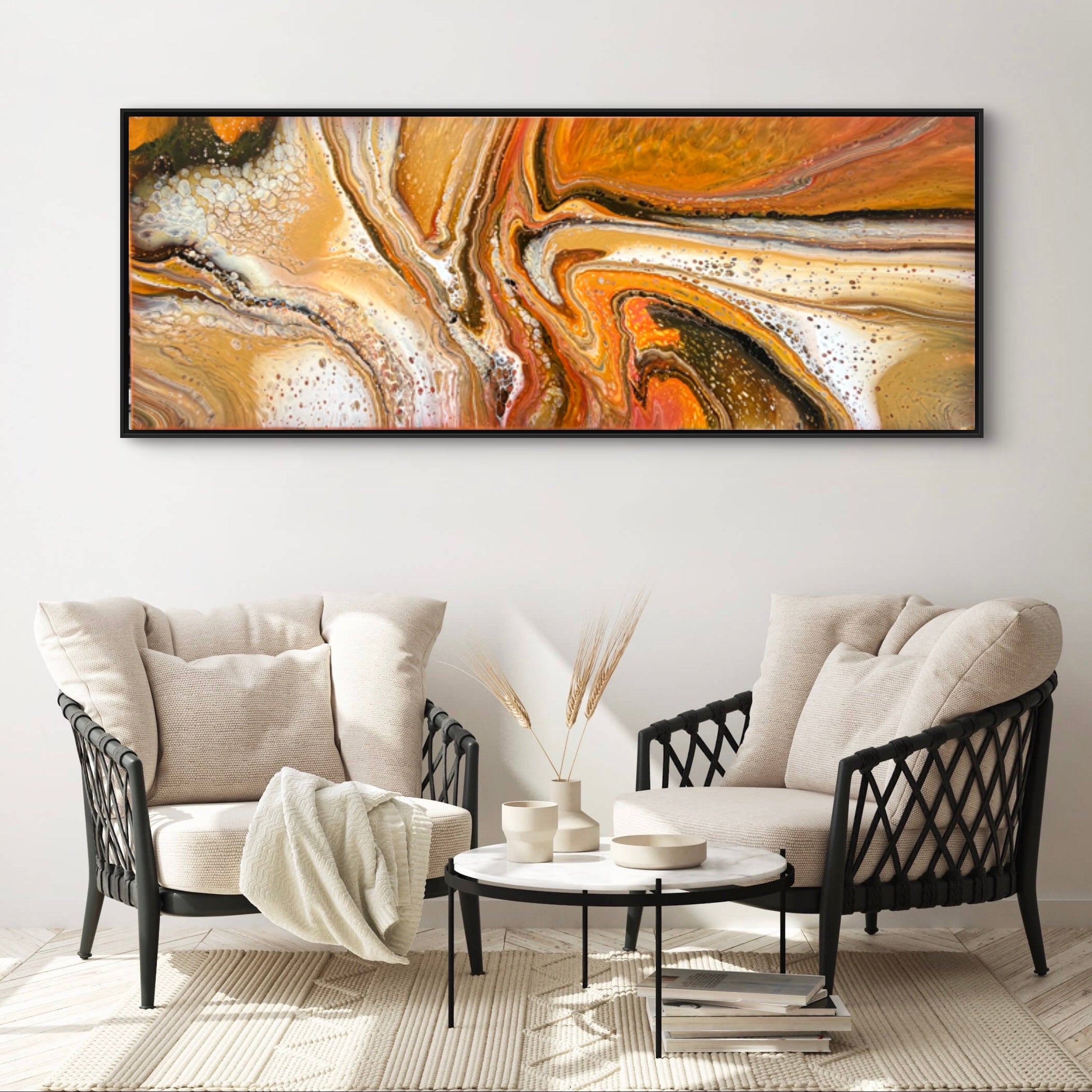 Sienna Ritz 160cm x 60cm Abstract Art Painting (SOLD)