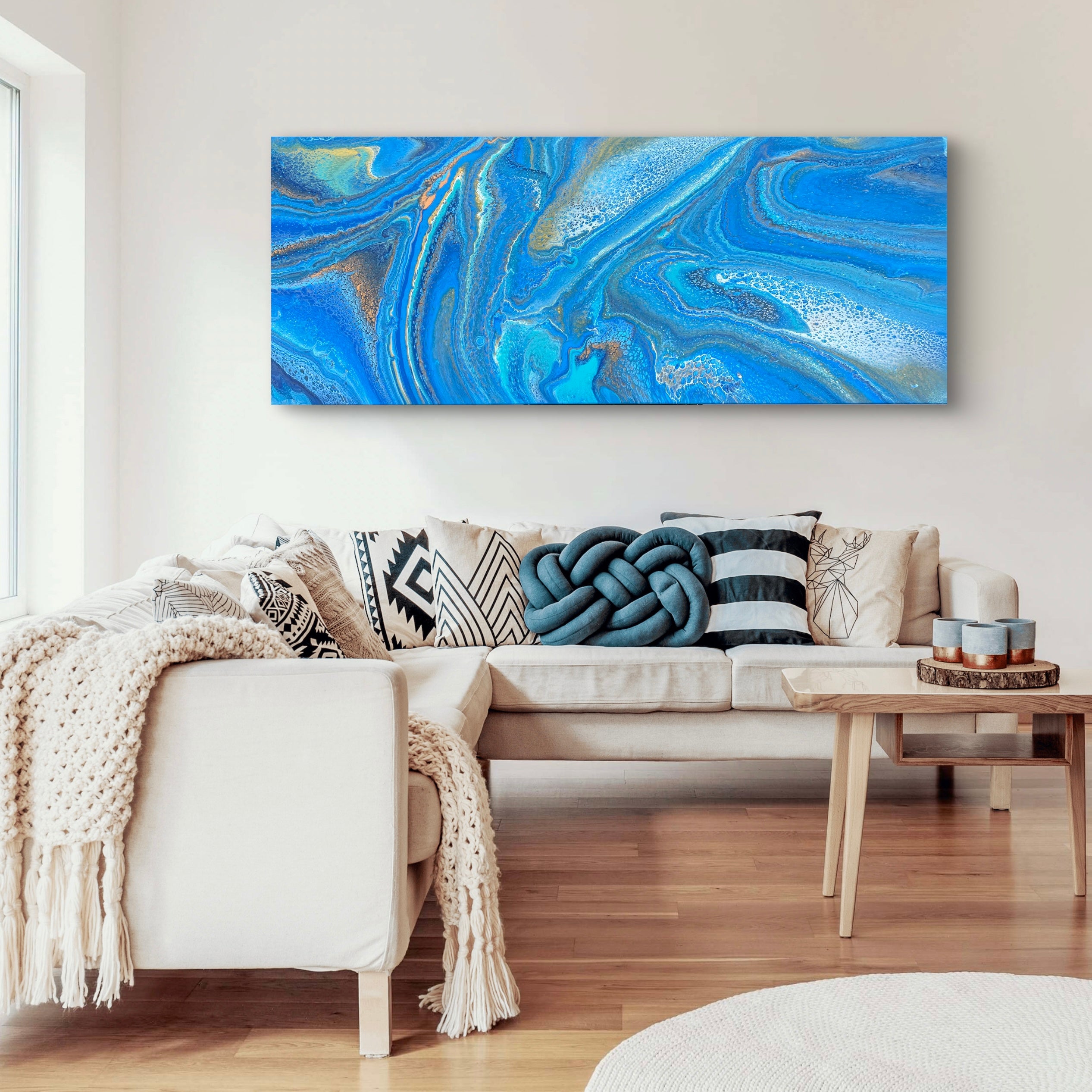 Eternal Tide 200cm x 80cm Abstract Art Painting
