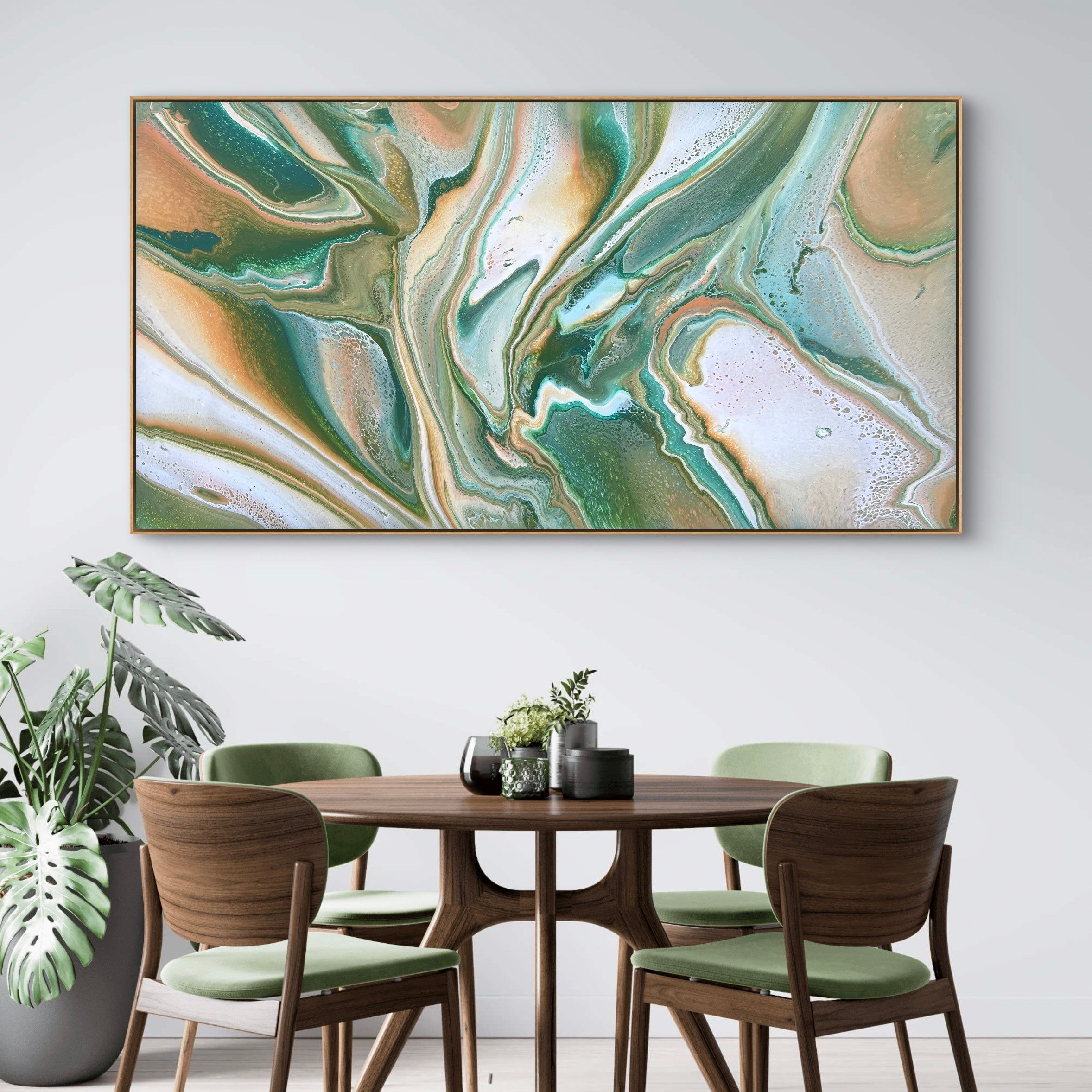 Lush Terracotta 190cm x 100cm Abstract Art Painting