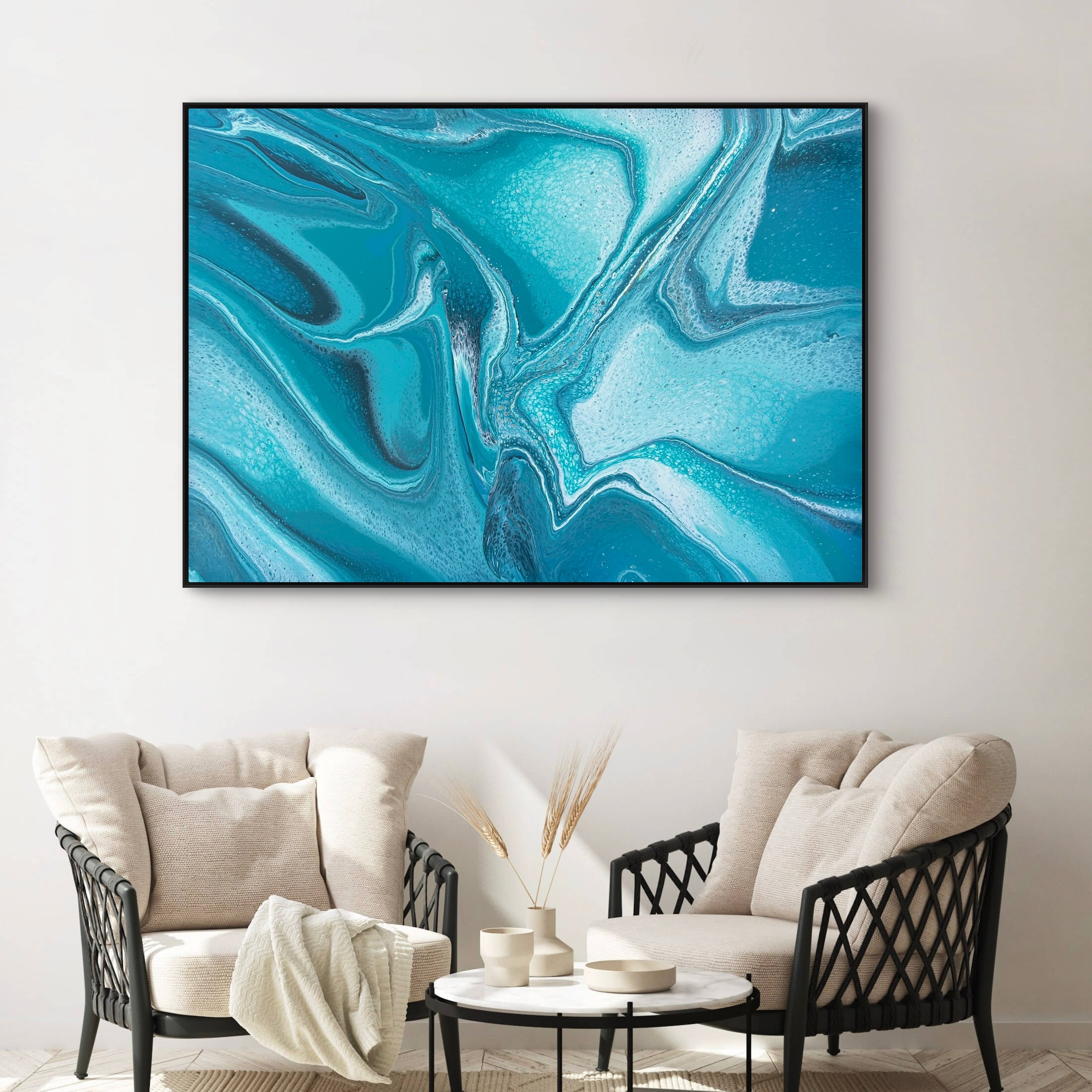 Aquatica 140cm x 100cm Abstract Art Painting