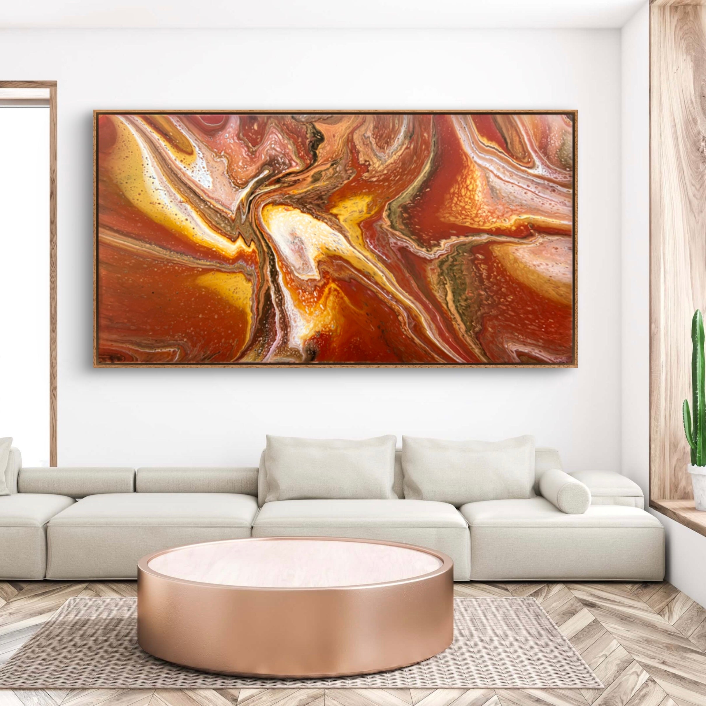 Phoenix Rising 190cm x 100cm Abstract Art Painting
