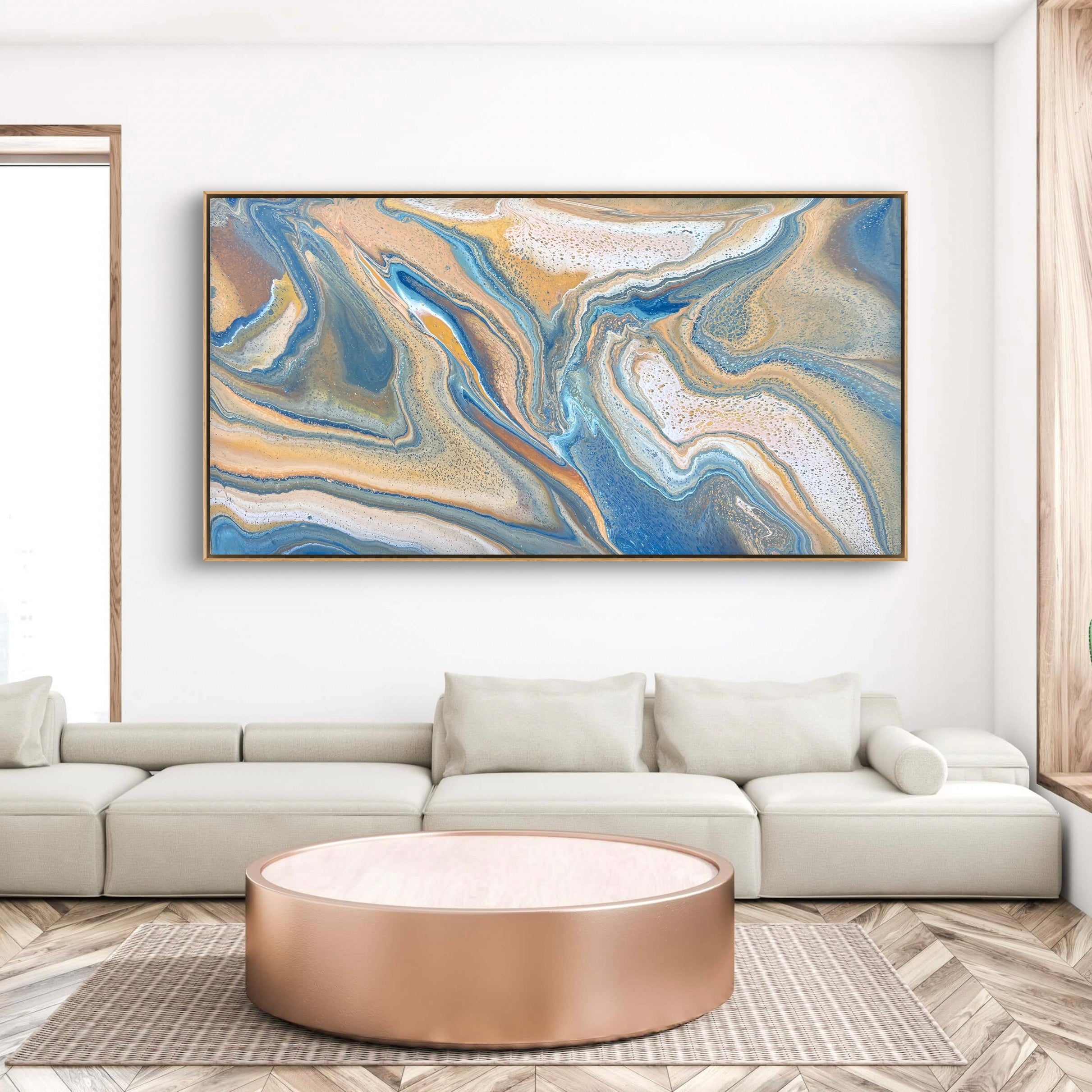 Coastal Daydream 190cm x 100cm Abstract Art Painting (SOLD)