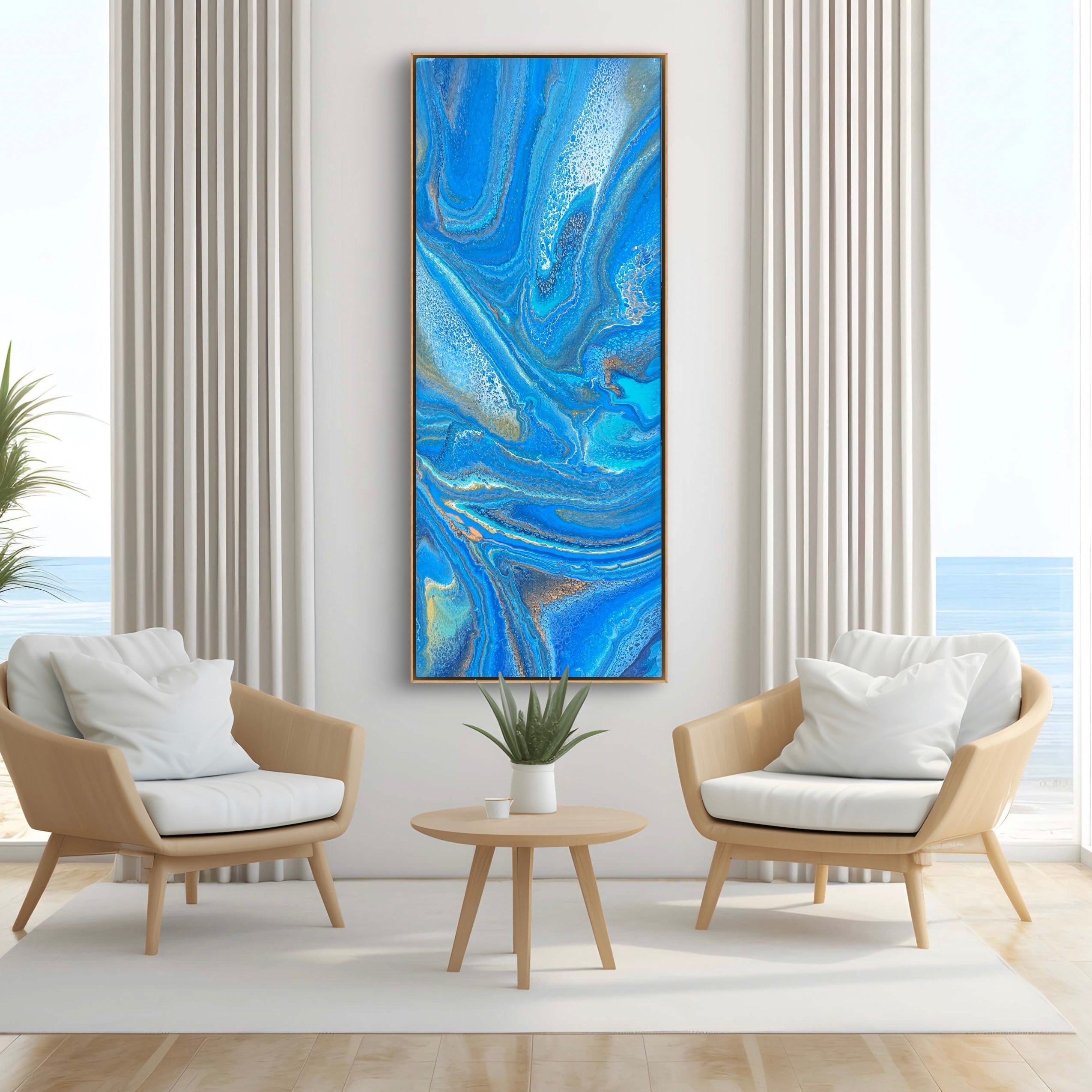 Eternal Tide 200cm x 80cm Abstract Art Painting