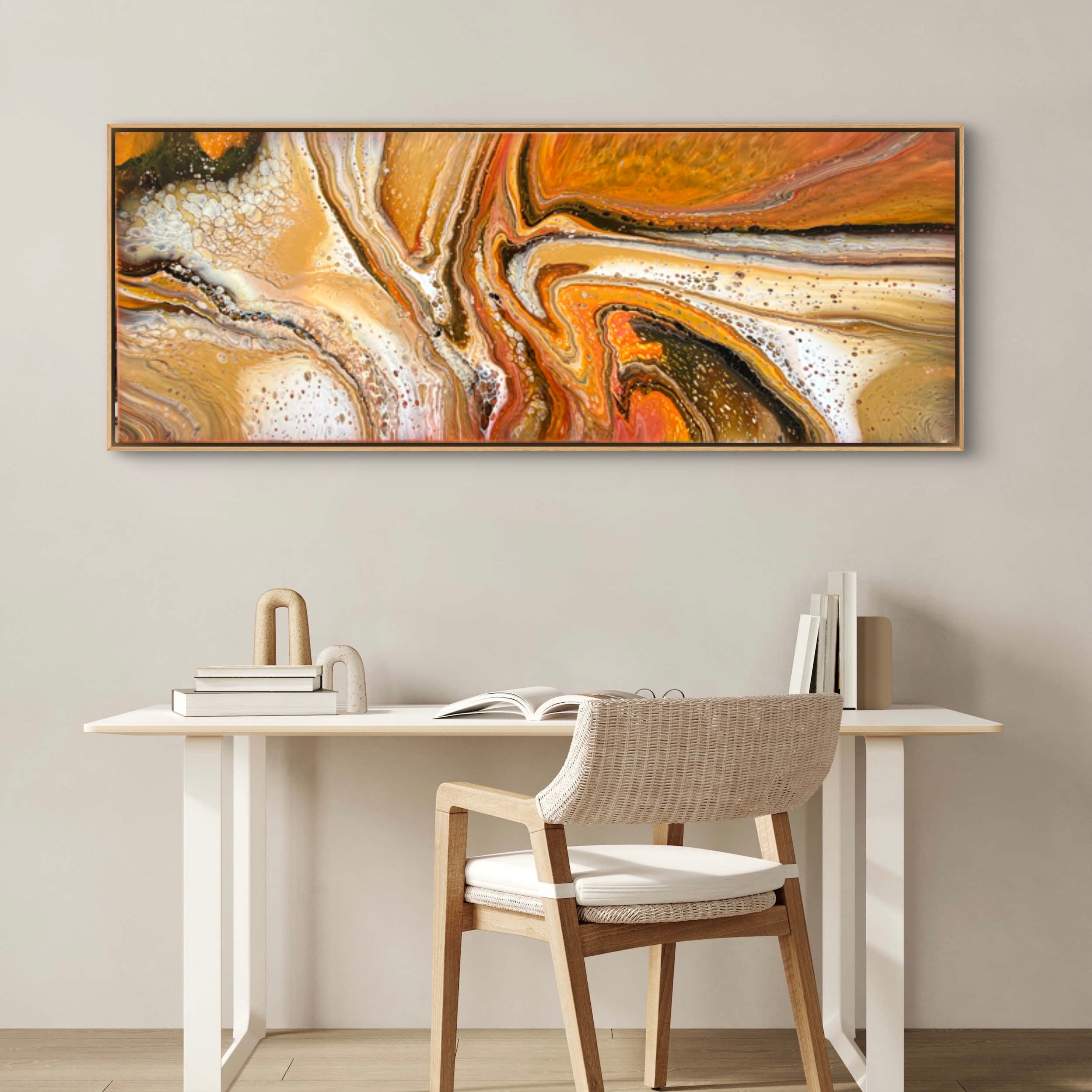 Sienna Ritz 160cm x 60cm Abstract Art Painting (SOLD)