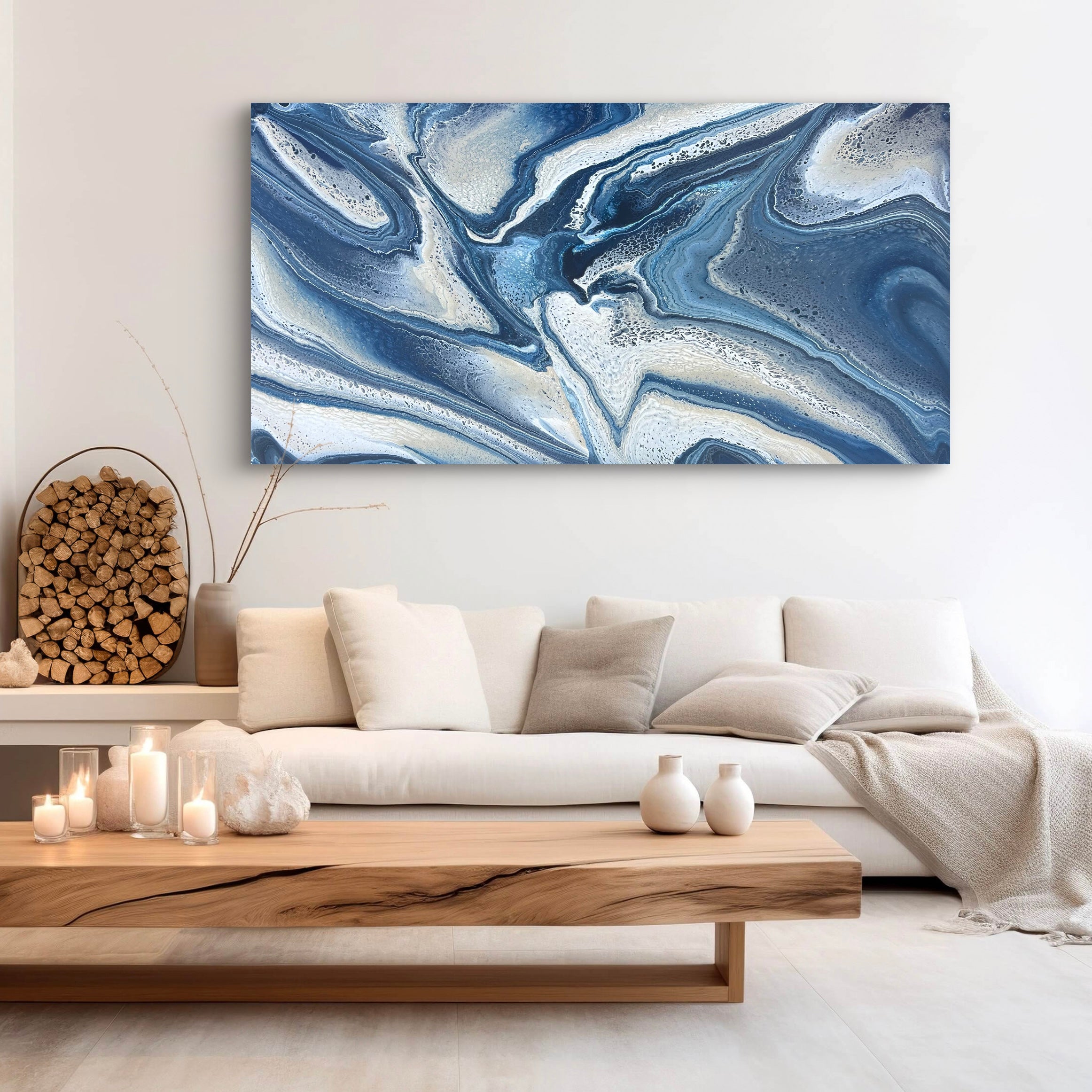 Hamptons Escape 190cm x 100cm Abstract Art Painting