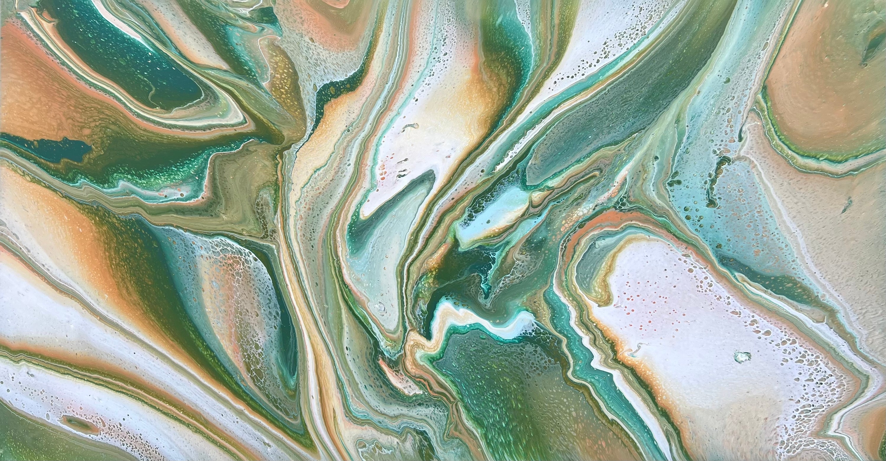 Lush Terracotta 190cm x 100cm Abstract Art Painting